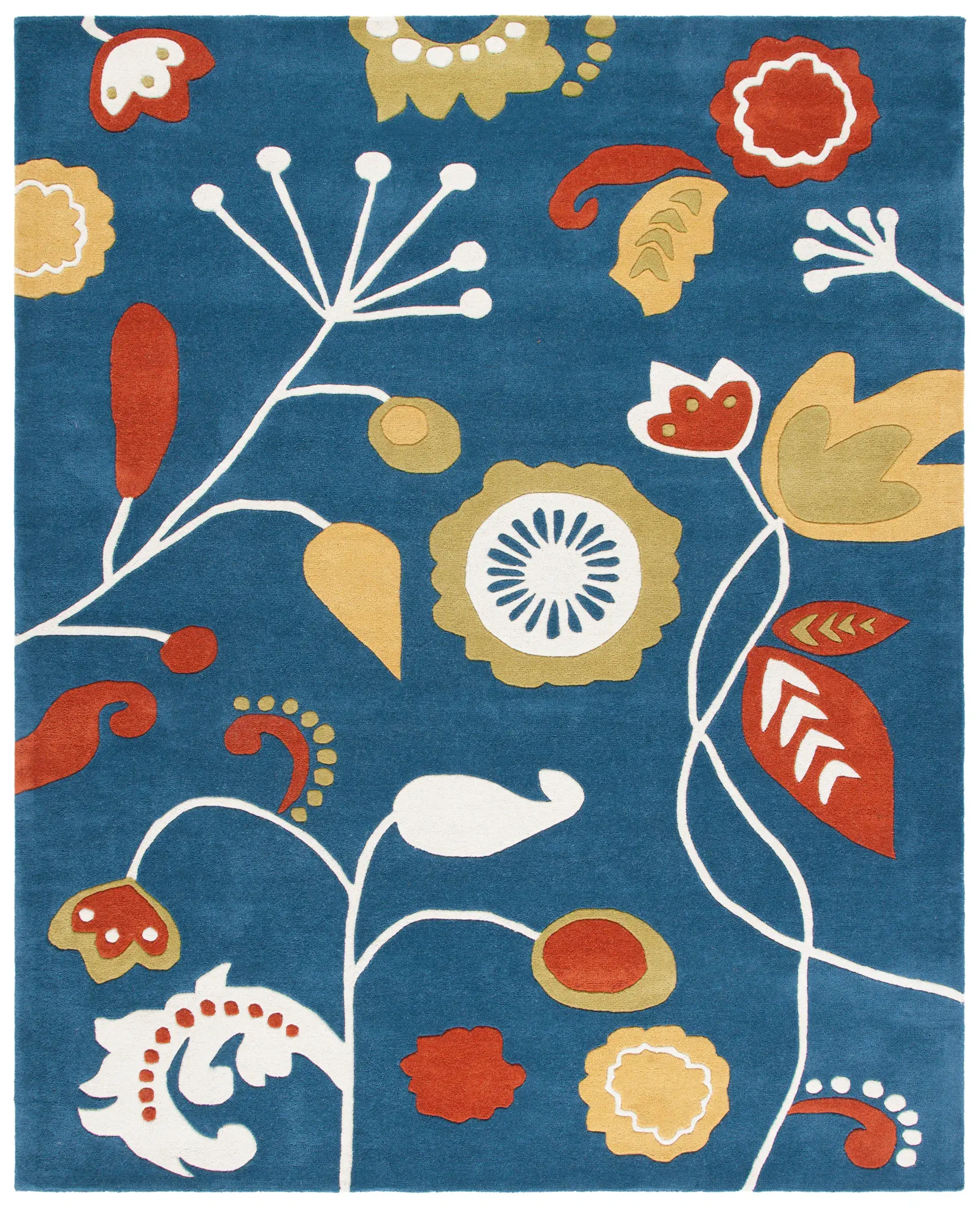 Soho Scattered Floral Hand-Tufted Rug