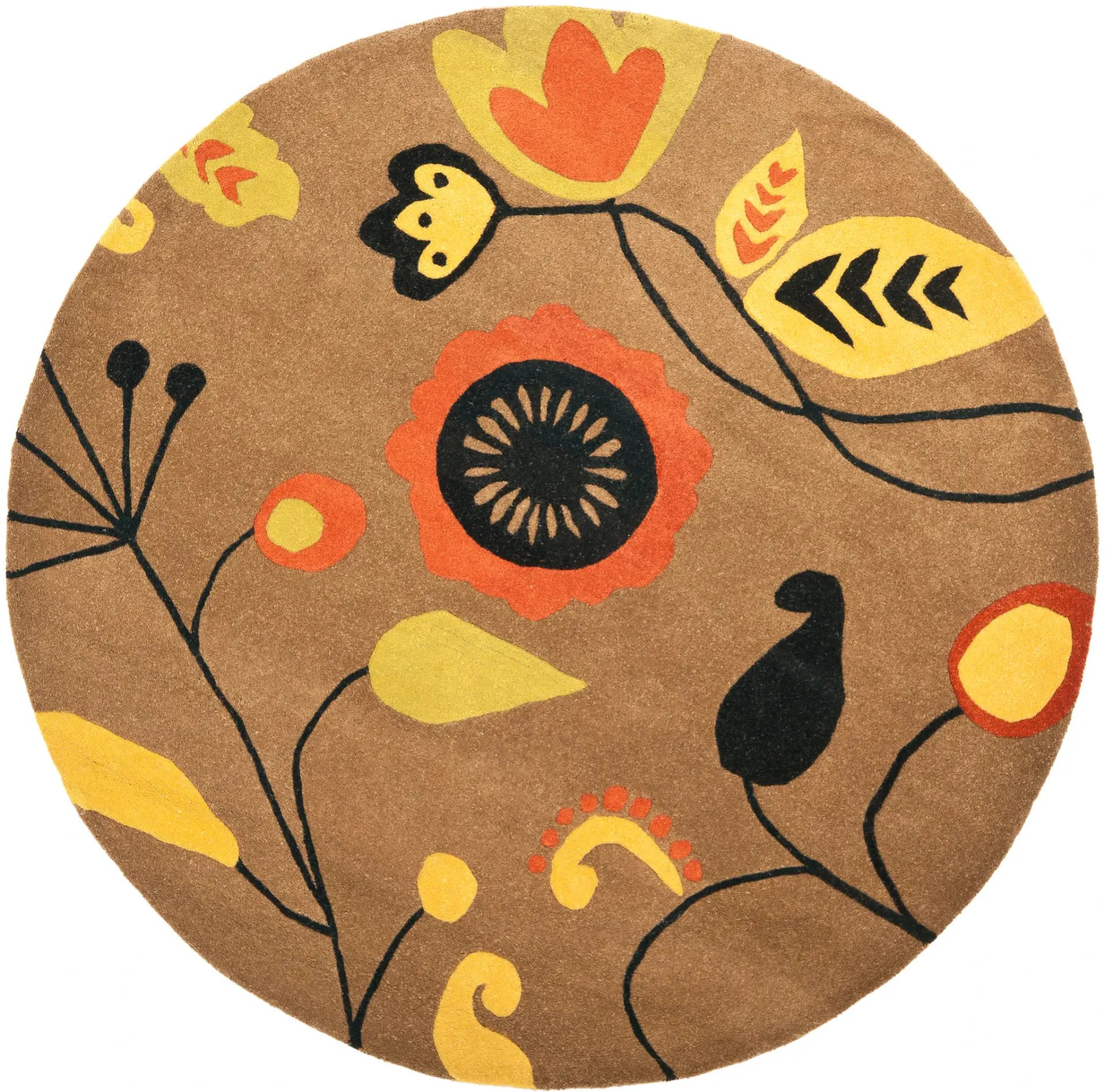 Soho Scattered Floral Hand-Tufted Rug