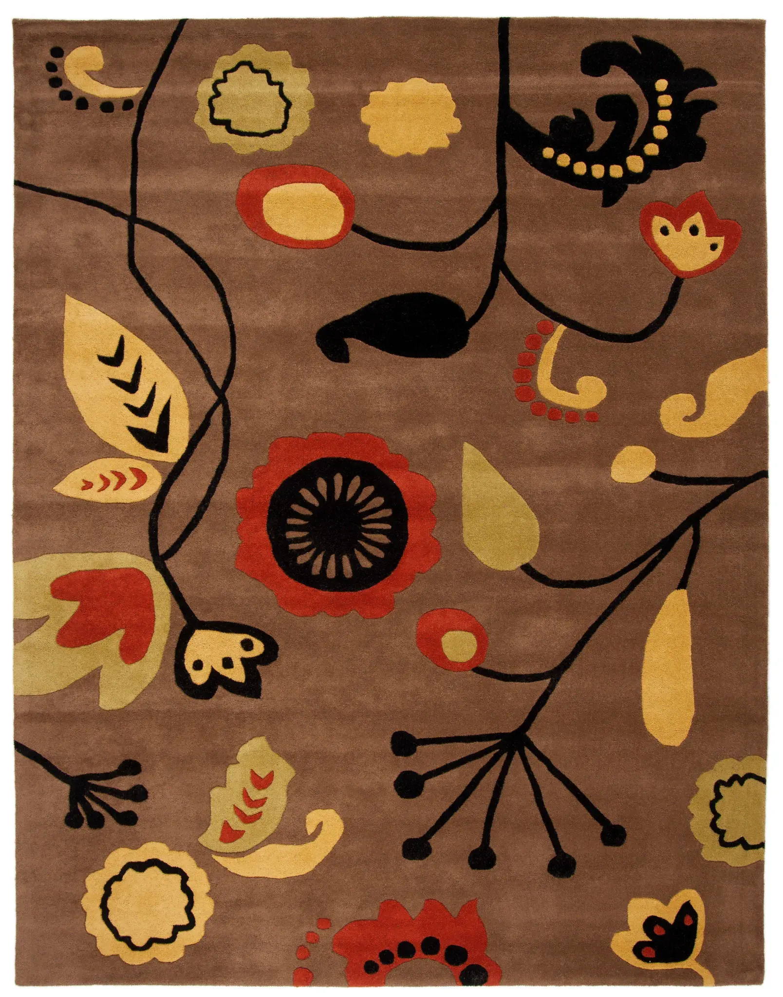 Soho Scattered Floral Hand-Tufted Rug