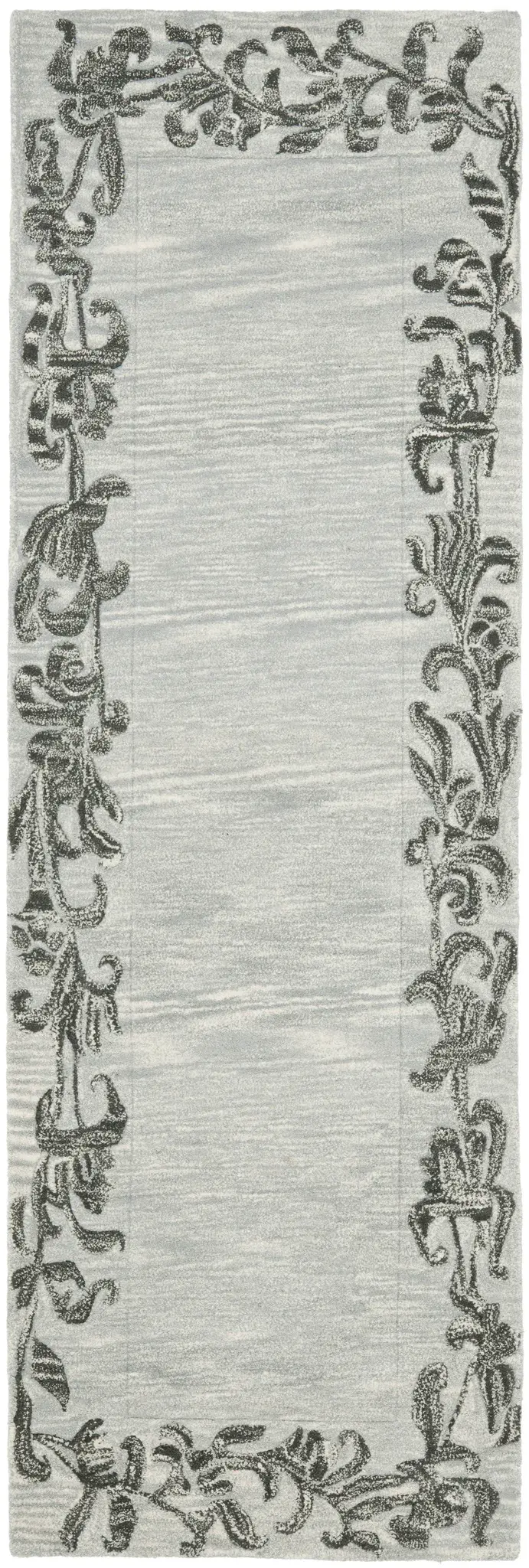 Soho Floral Border Hand-Tufted Rug