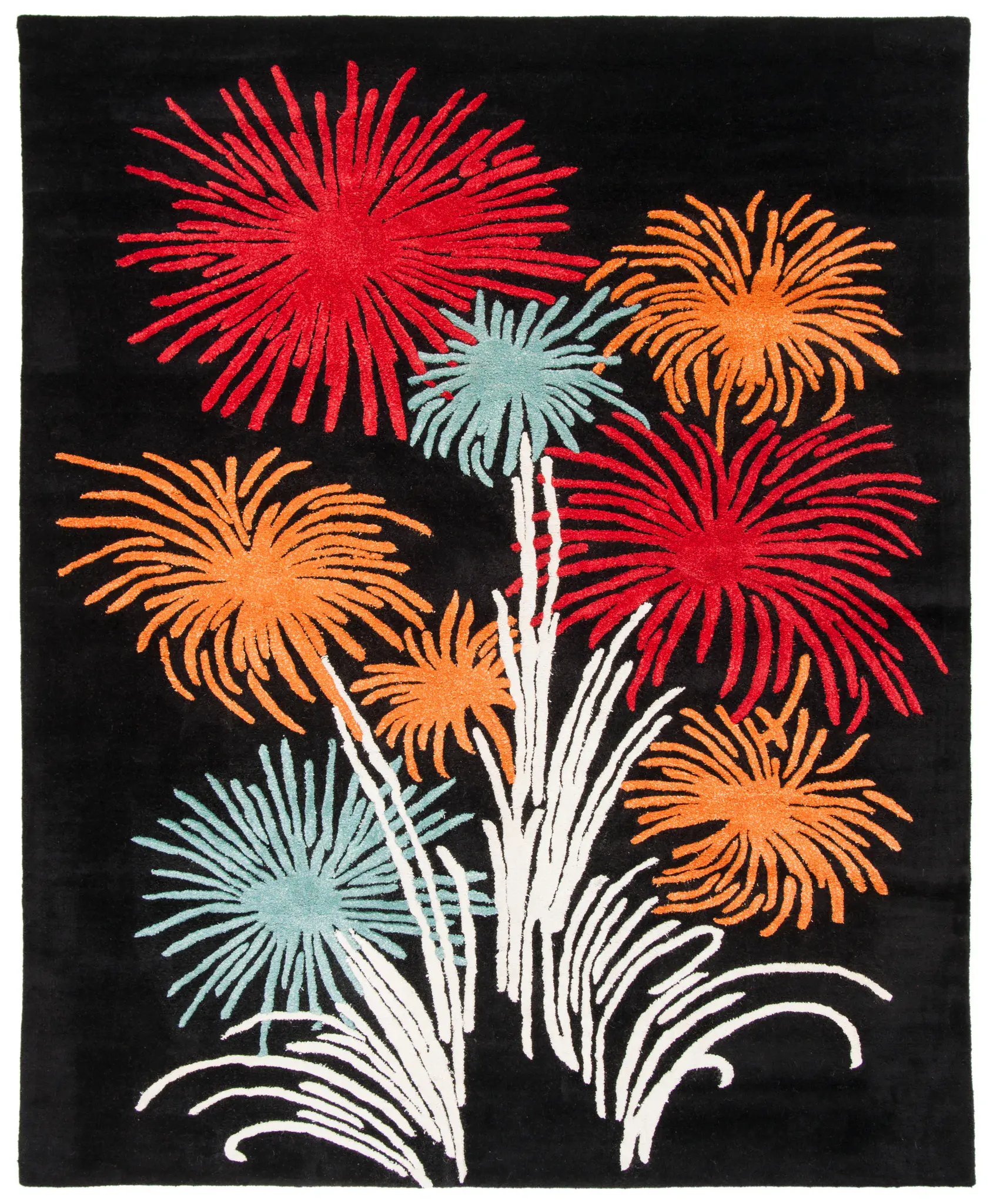Soho Botanical Burst Hand-Tufted Rug