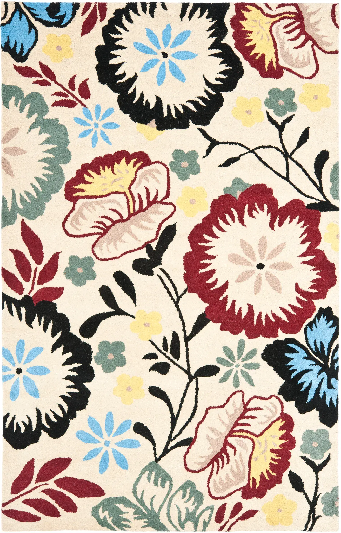Soho Boho Floral Hand-Tufted Rug