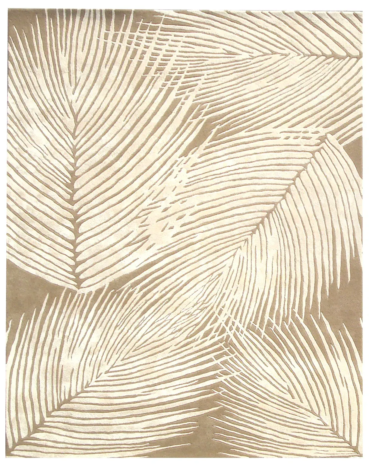 Soho Palm Frond Hand-Tufted Rug