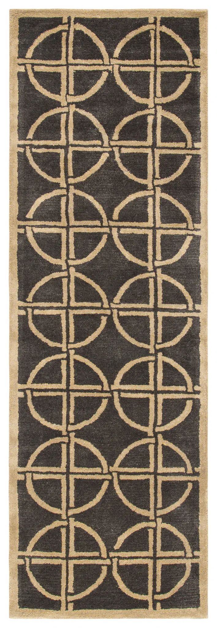 Soho Ring And Cross Hand-Tufted Wool Rug