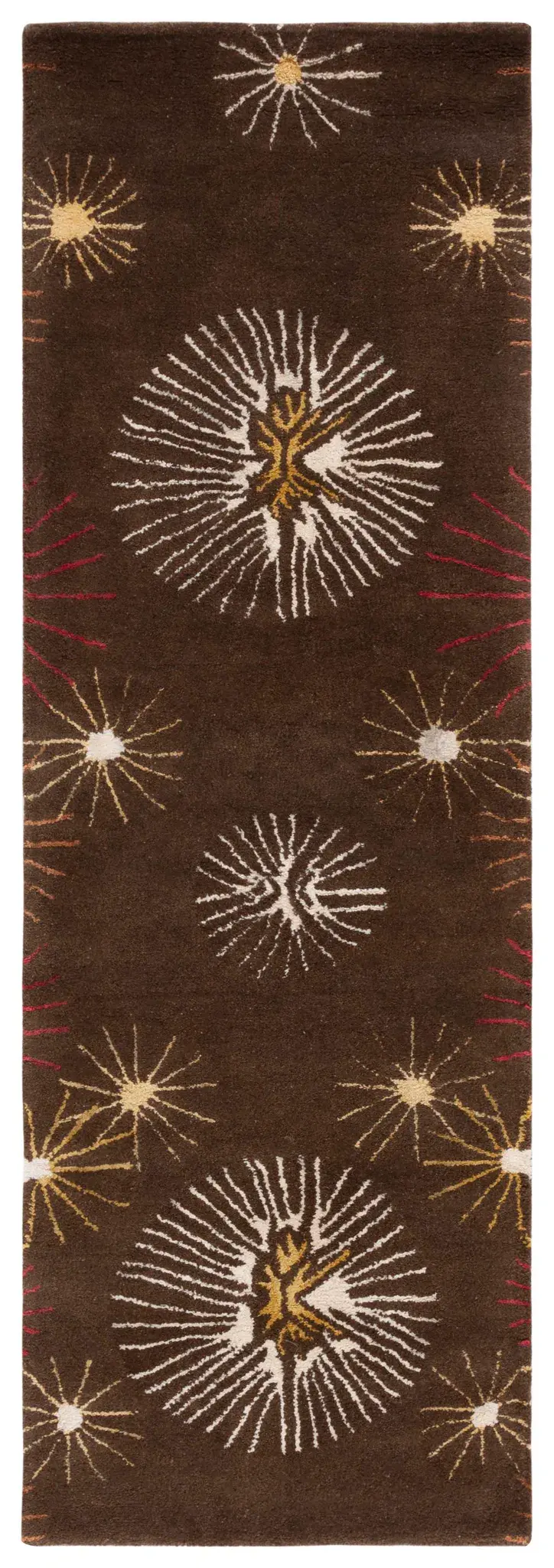 Soho Sunburst Border Hand-Tufted Wool Rug