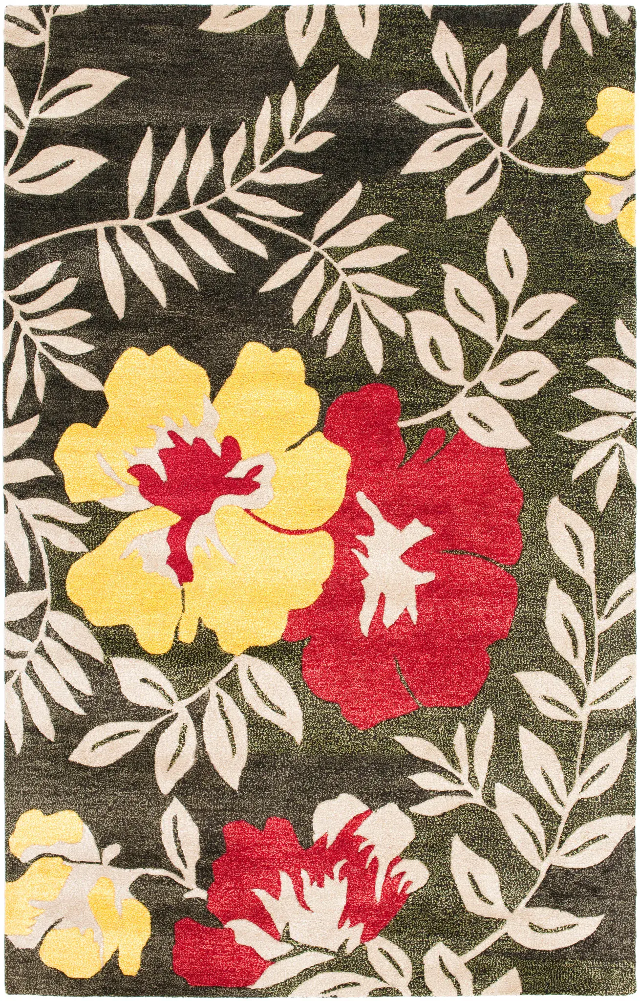 Soho Modern Floral Hand-Tufted Rug