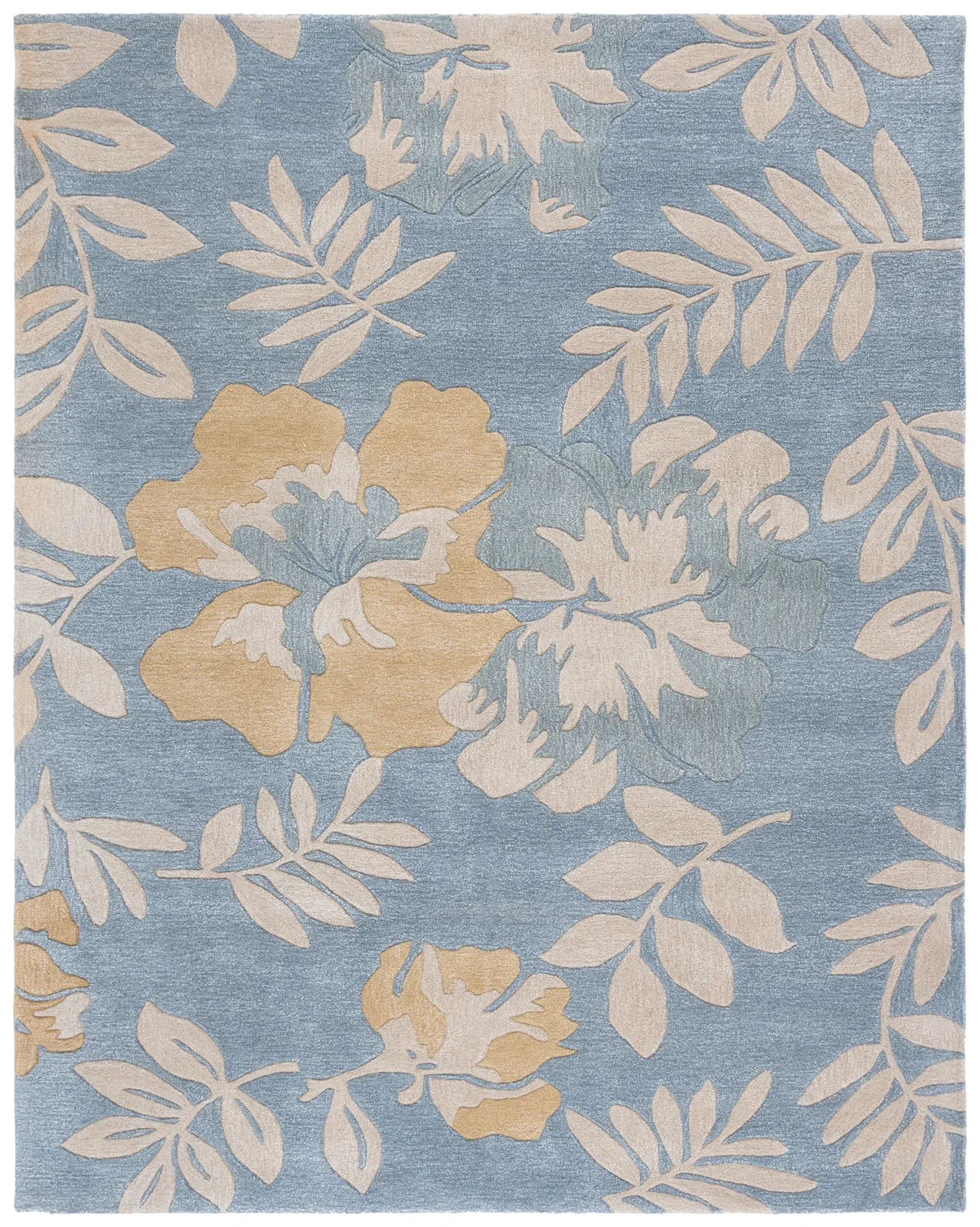 Soho Modern Floral Hand-Tufted Rug