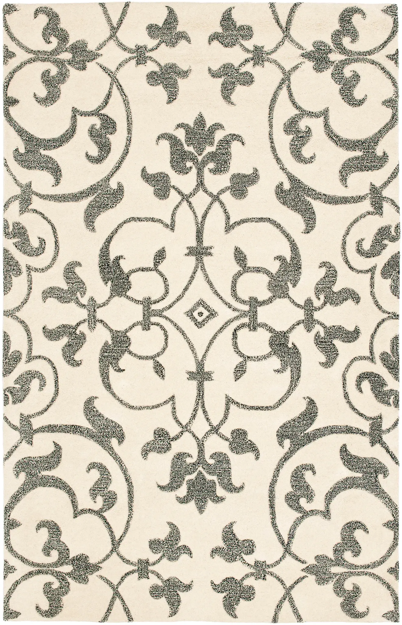 Soho Scrolling Foliage Hand-Tufted Wool Rug