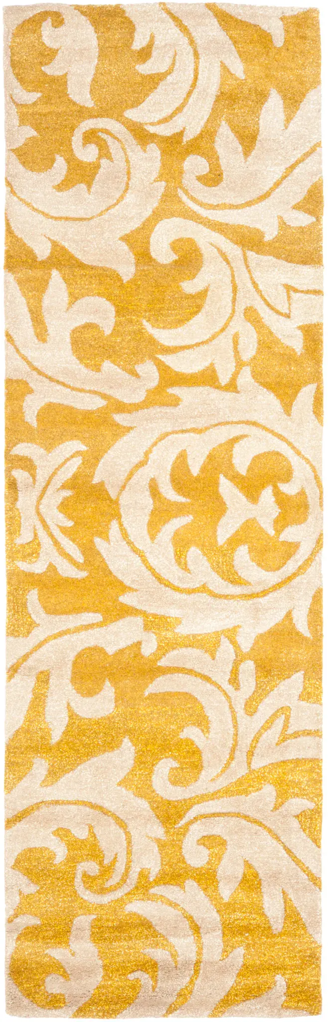 Soho Scrolling Leaf Hand-Tufted Rug