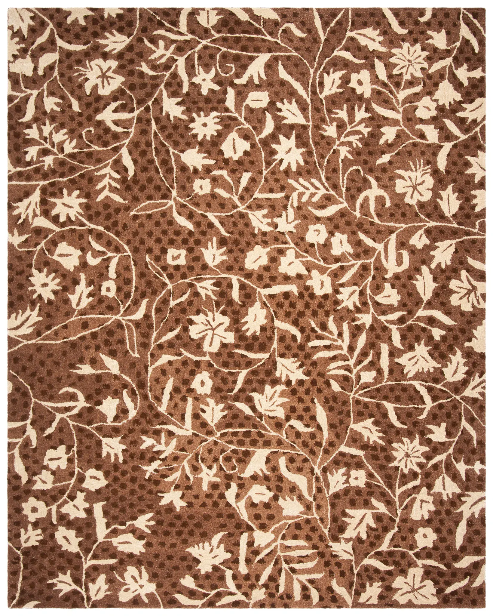 Soho Botanical Vine Hand-Tufted Wool & Viscose Rug