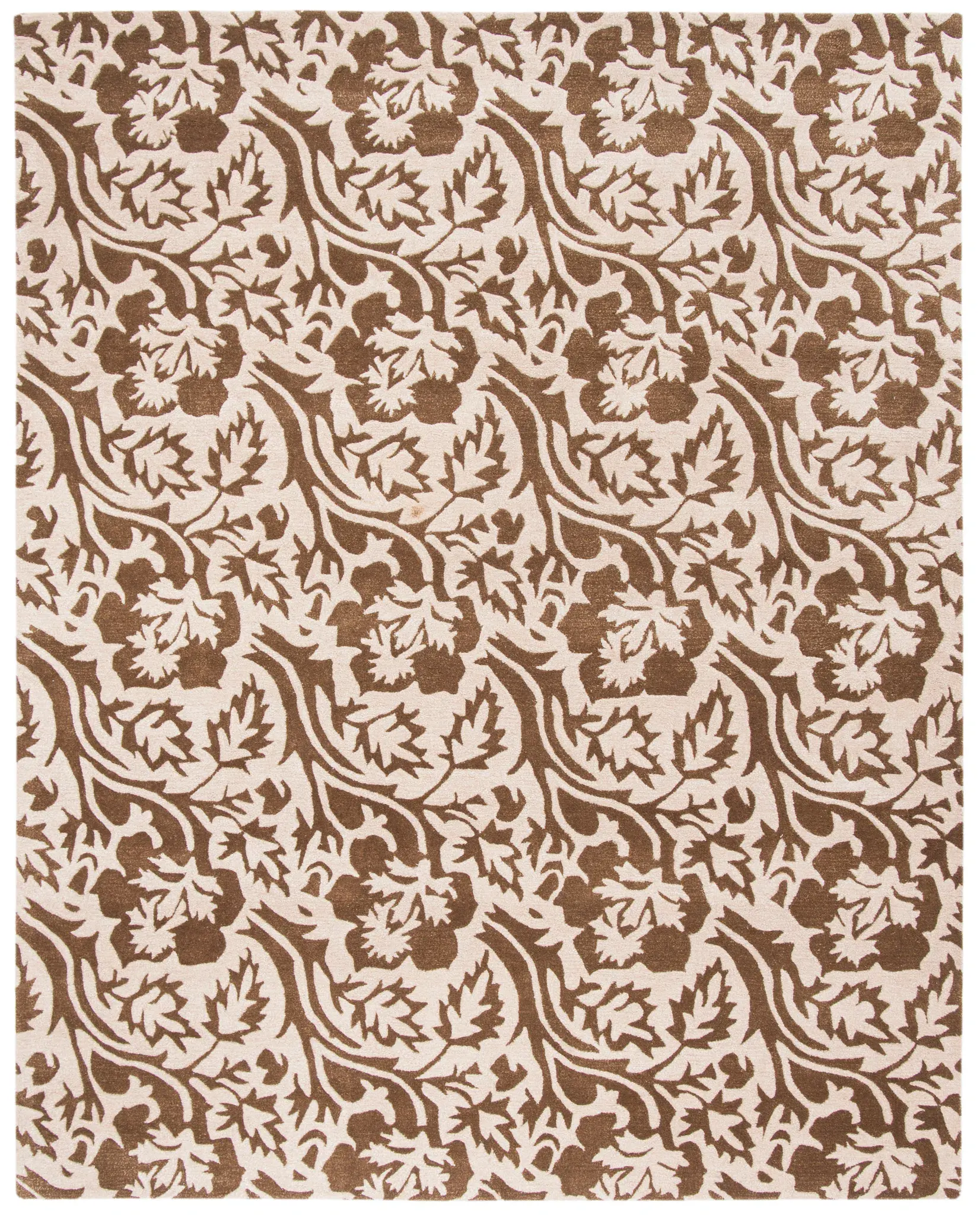 Soho Interlocking Leaf Hand-Tufted Wool & Viscose Rug