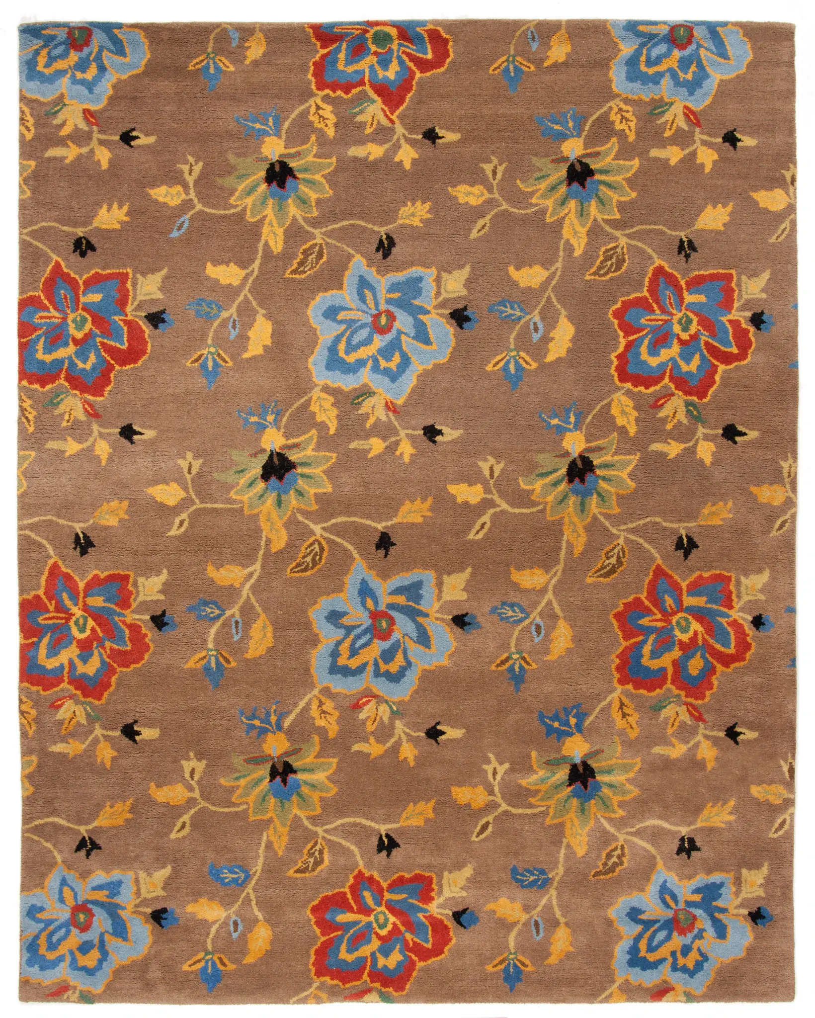 Soho Trailing Floral Hand-Tufted Wool Rug
