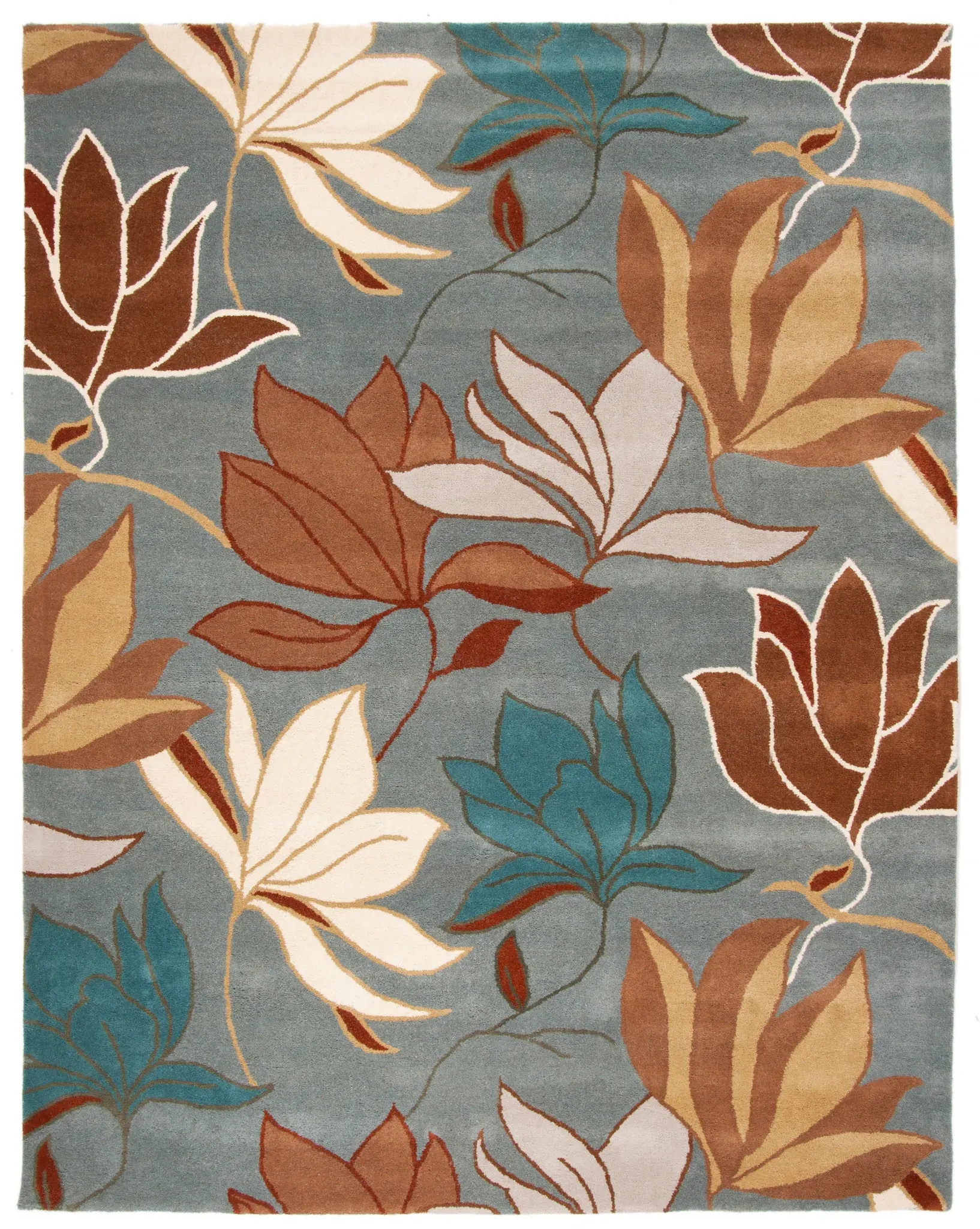 Soho Magnolia Blossom Hand-Tufted Wool Rug