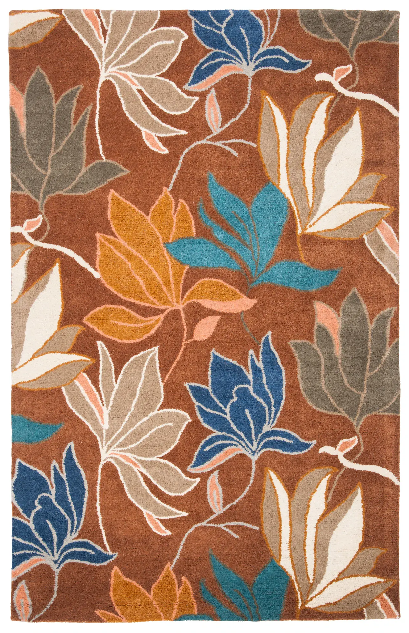Soho Magnolia Blossom Hand-Tufted Wool Rug