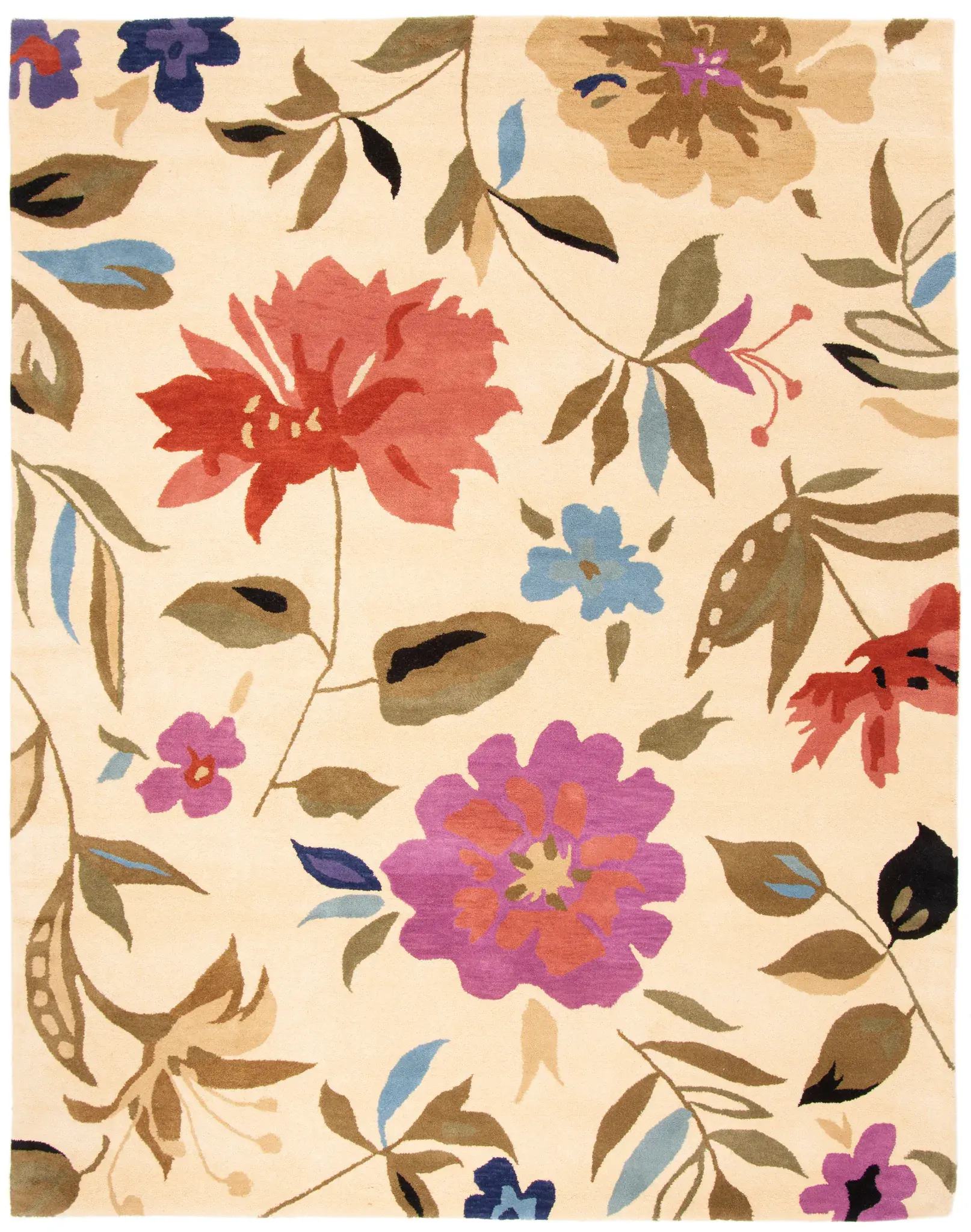 Soho Oversized Floral Hand-Tufted Wool Rug