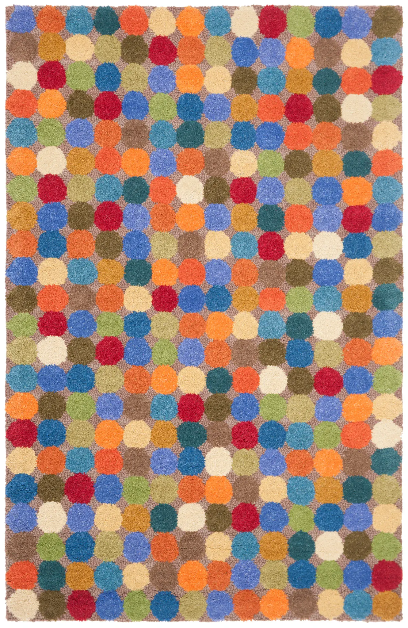Soho Polka Dot Hand-Tufted Wool Rug