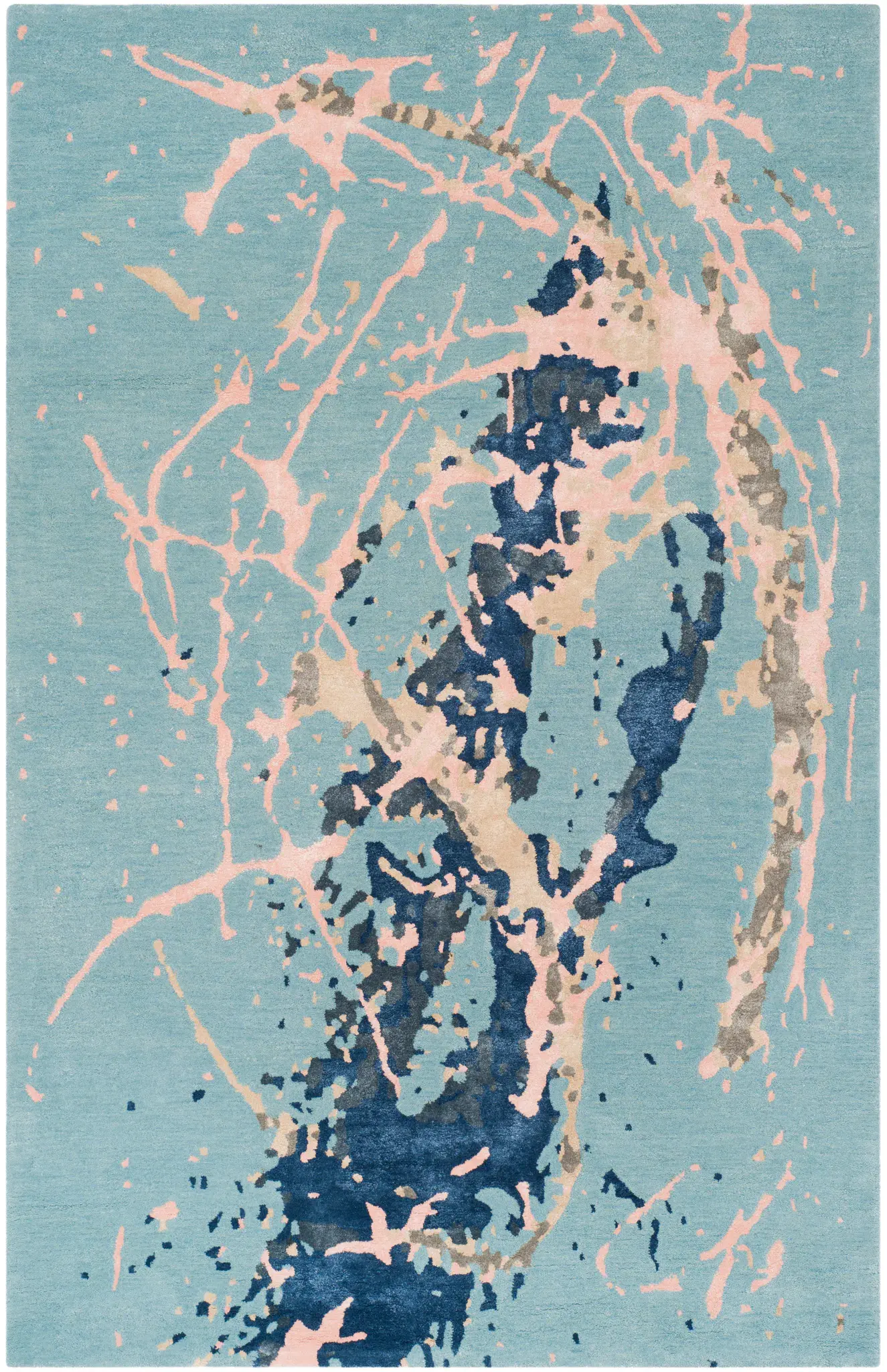 Soho Abstract Splash Hand-Tufted Rug