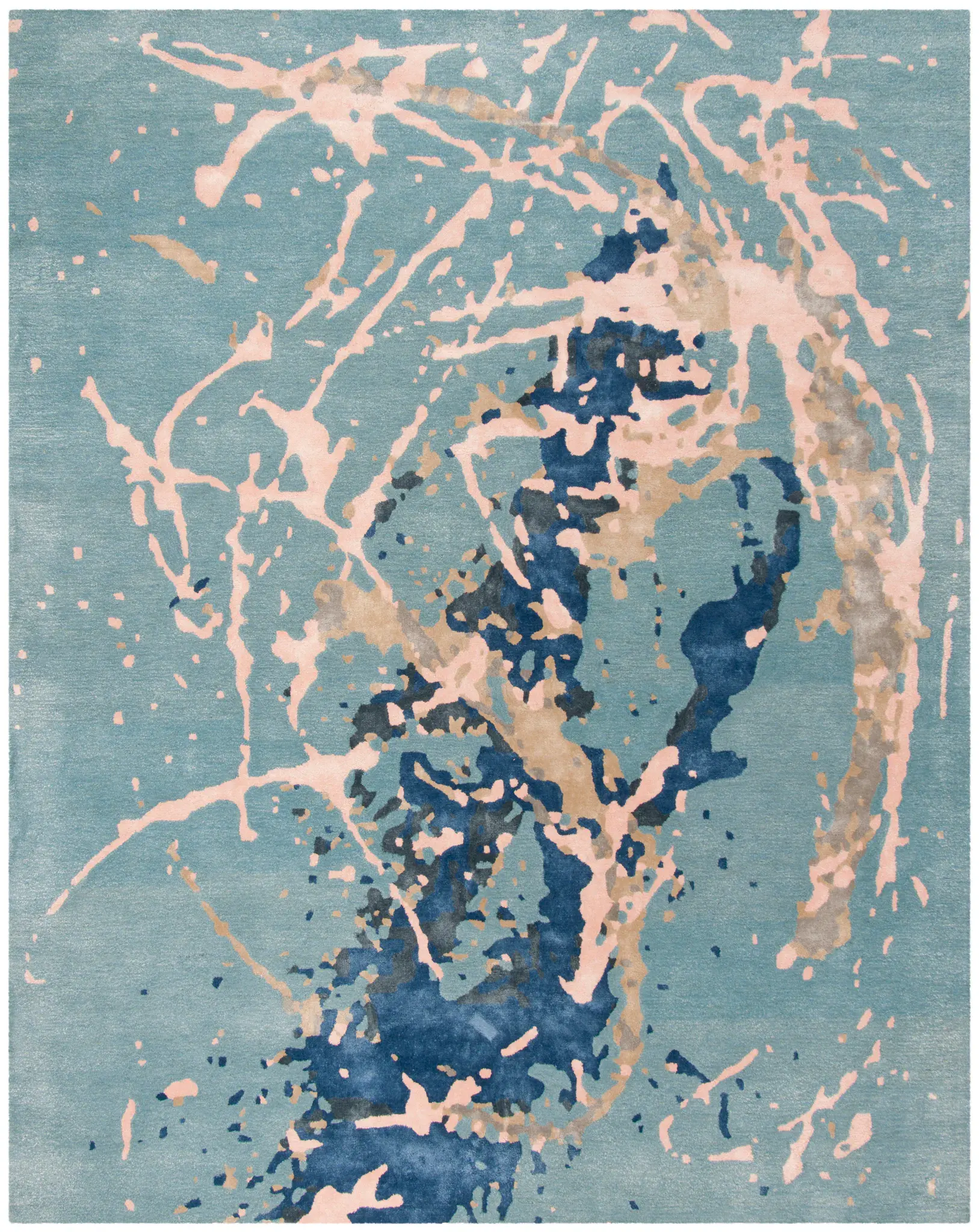 Soho Abstract Splash Hand-Tufted Rug