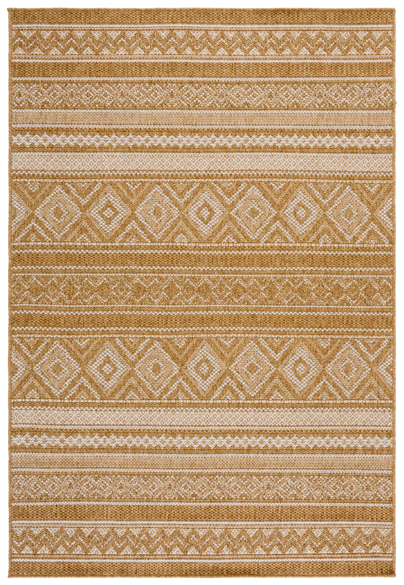 Sisal Performance Banded Diamond Rug