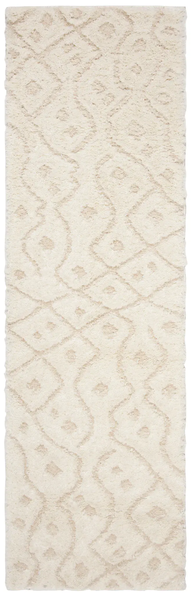 Sparta Wavy Diamond Shag Rug