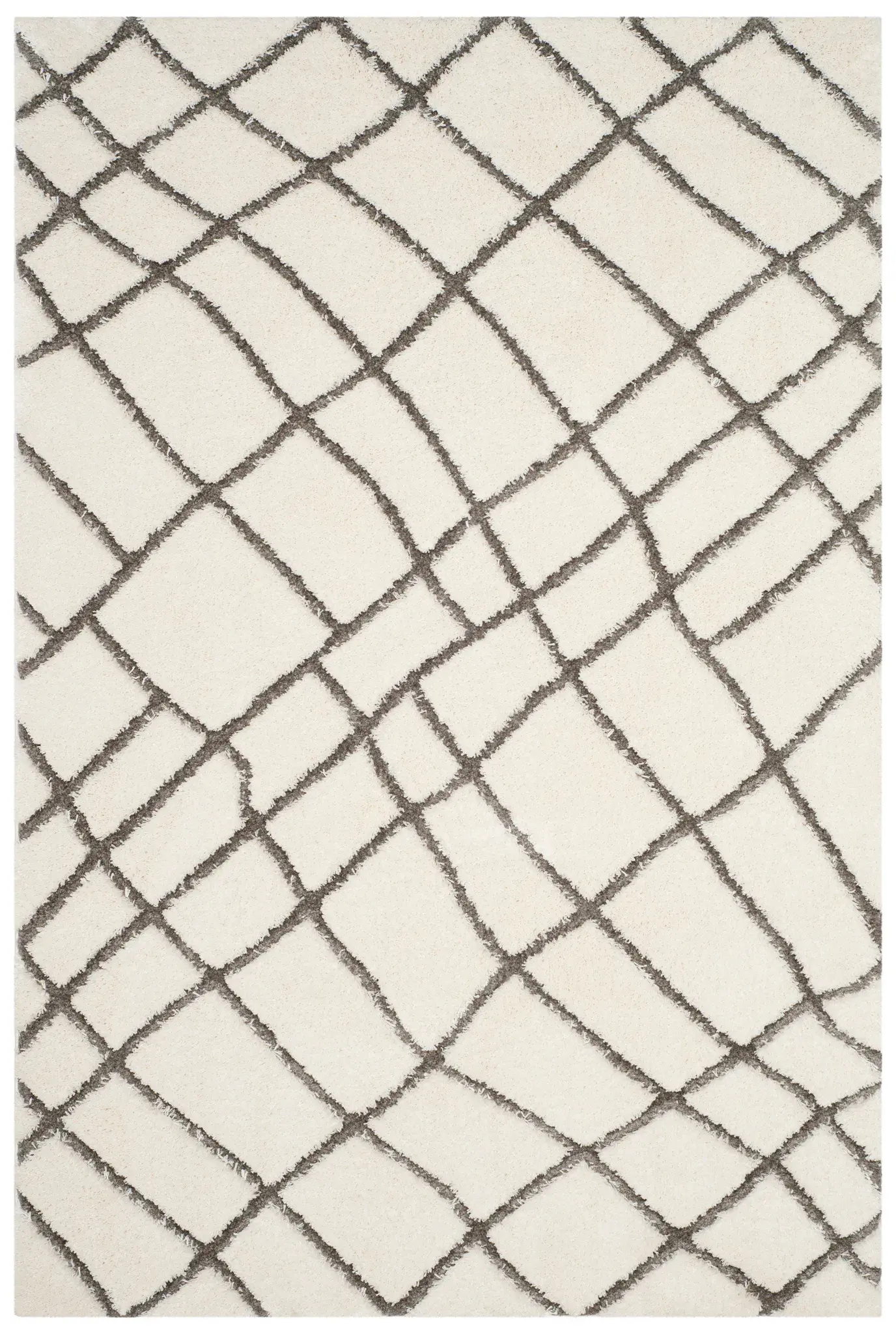 Sparta Loose Grid Shag Rug