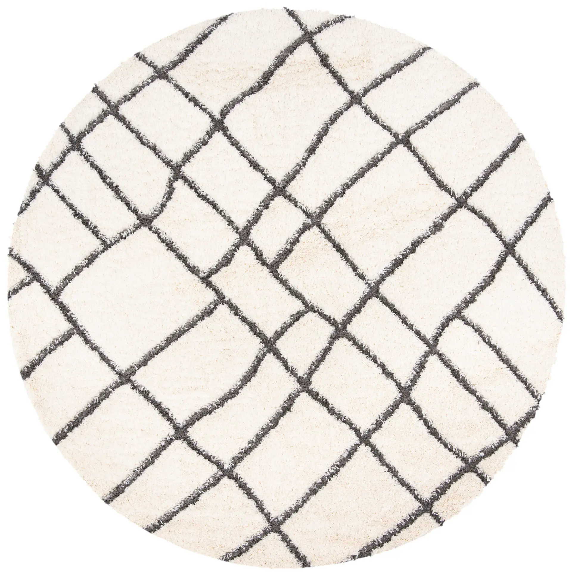 Sparta Loose Grid Shag Rug