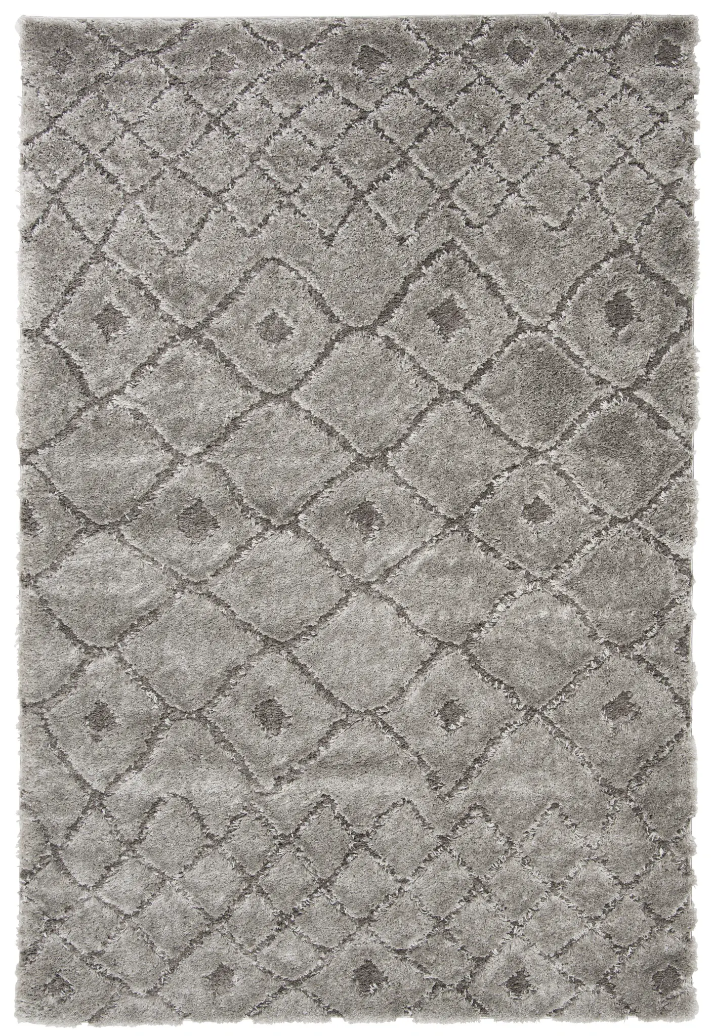 Sparta Diamond Trellis Shag Rug