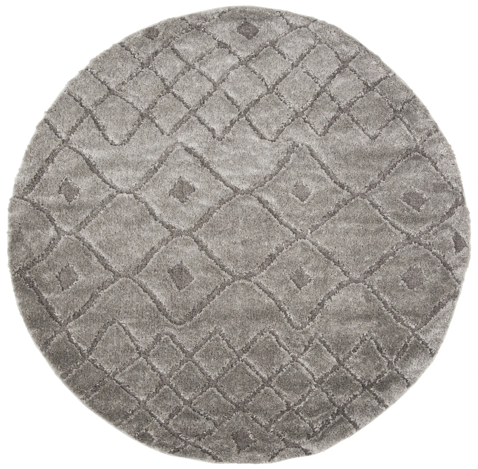 Sparta Diamond Trellis Shag Rug