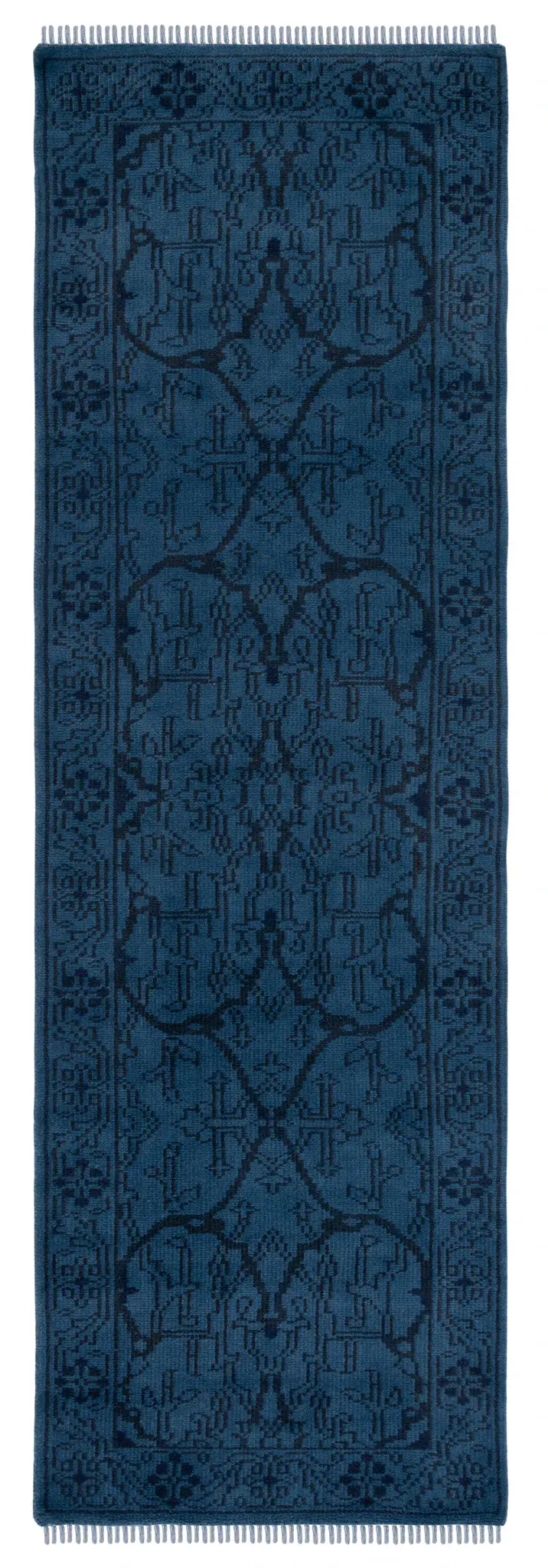 Spice Market Symmetrical Vine Hand-Knotted Wool Rug