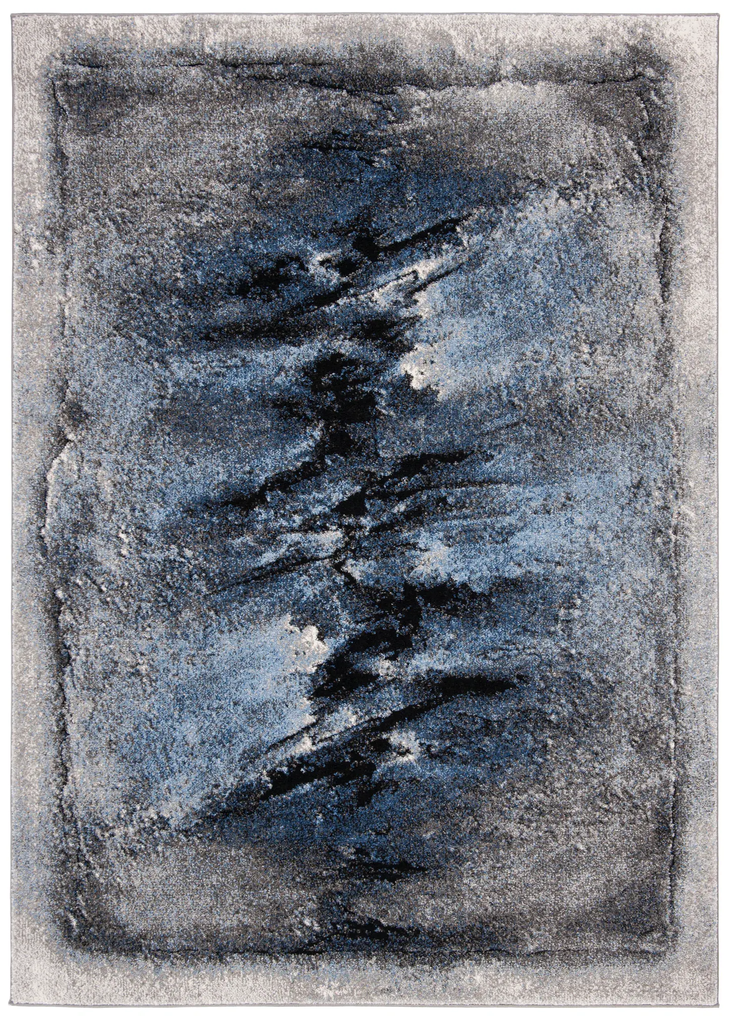 Spirit Abstract Border Rug