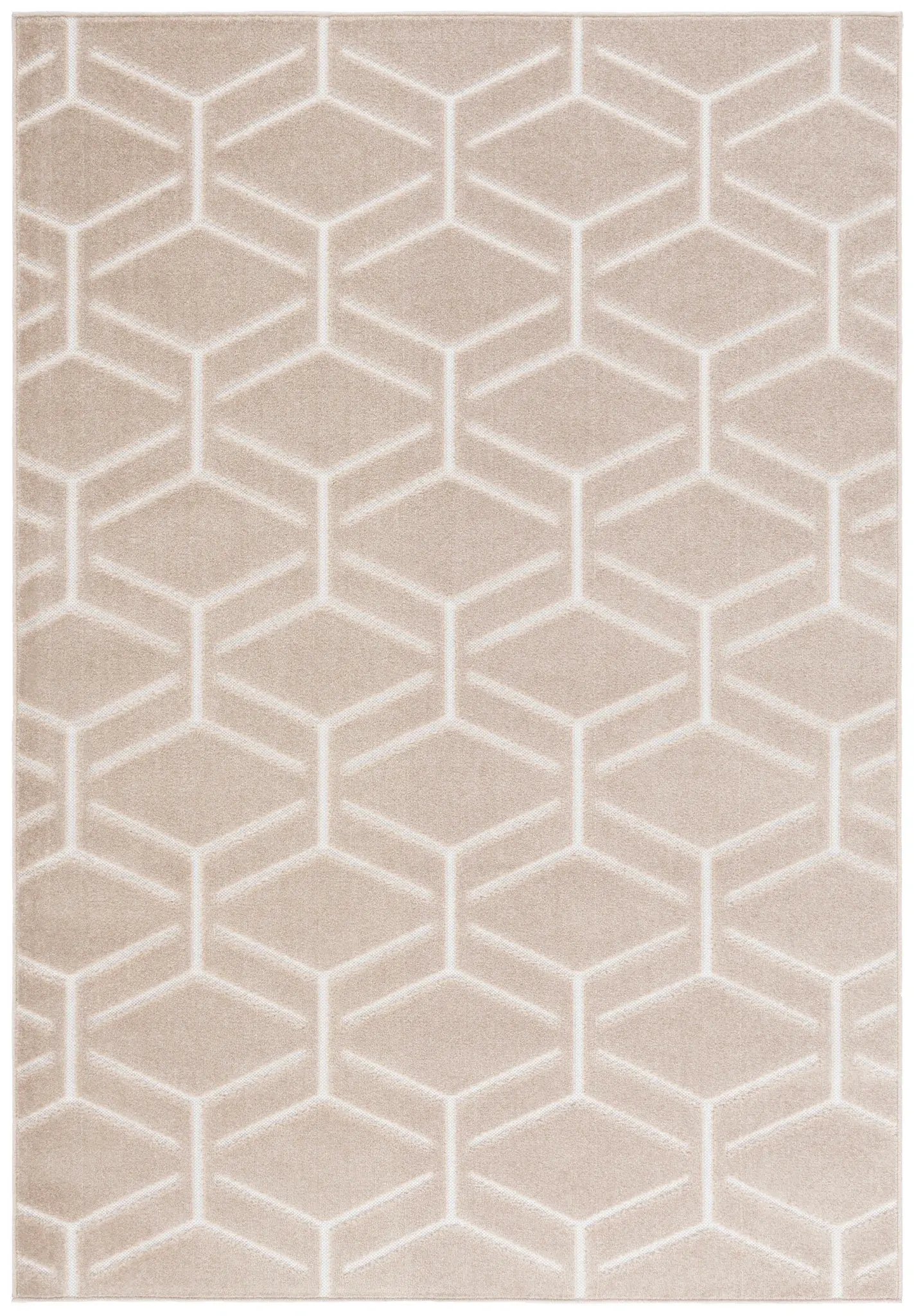 Stella Geometric Lattice Outdoor Rug