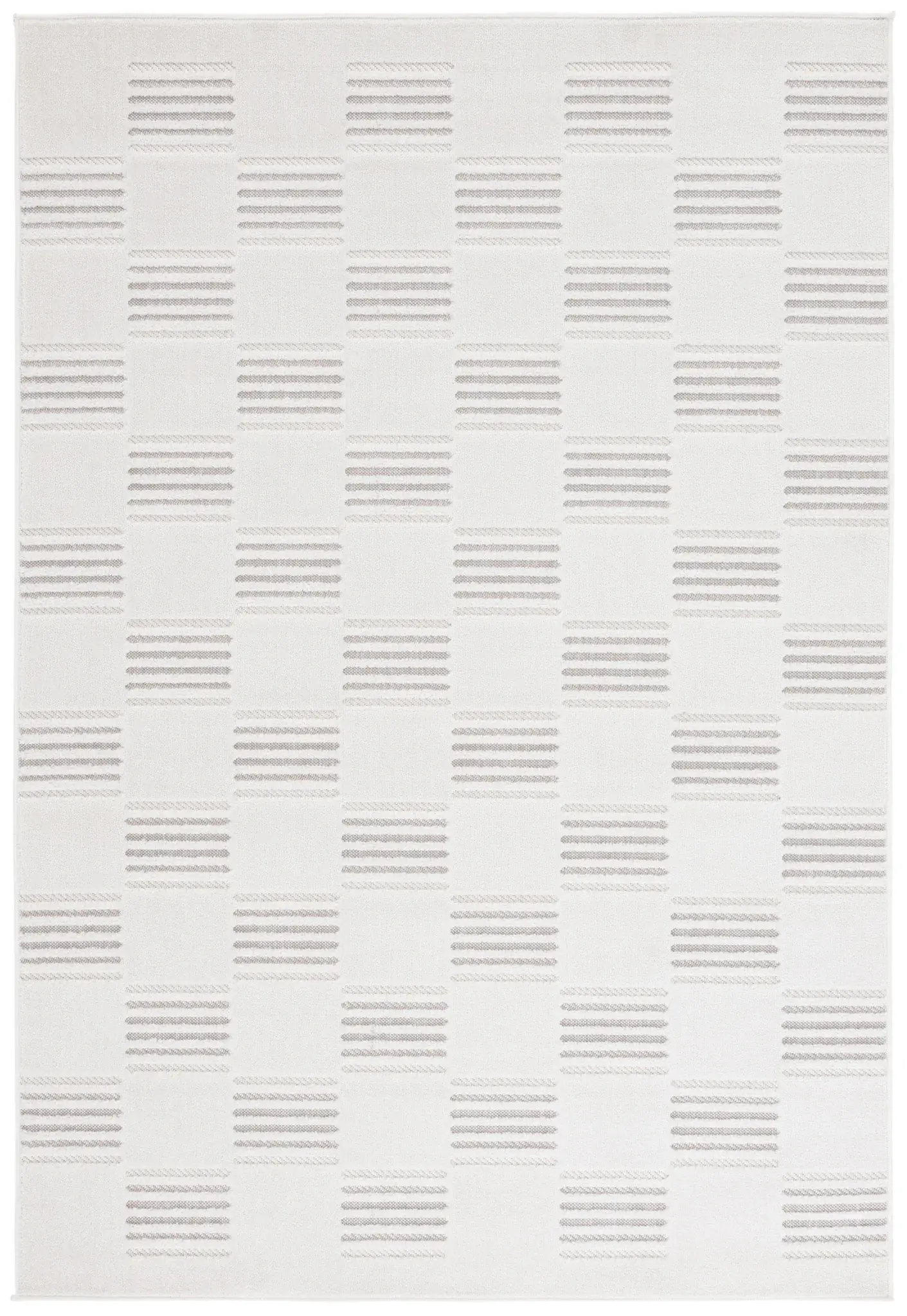 Stella Checkerboard Stripe Outdoor Rug