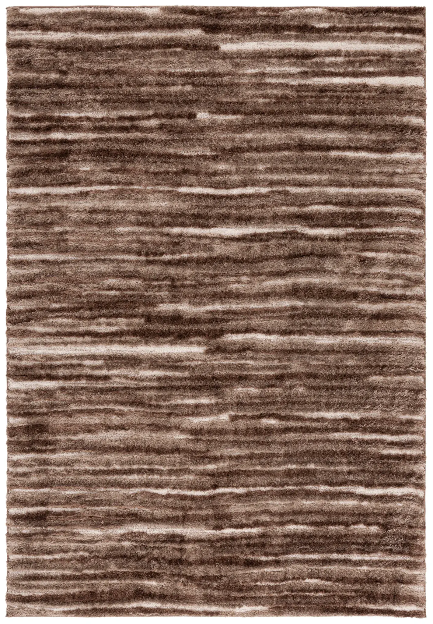 Seattle Ribbed Stripe Shag Rug
