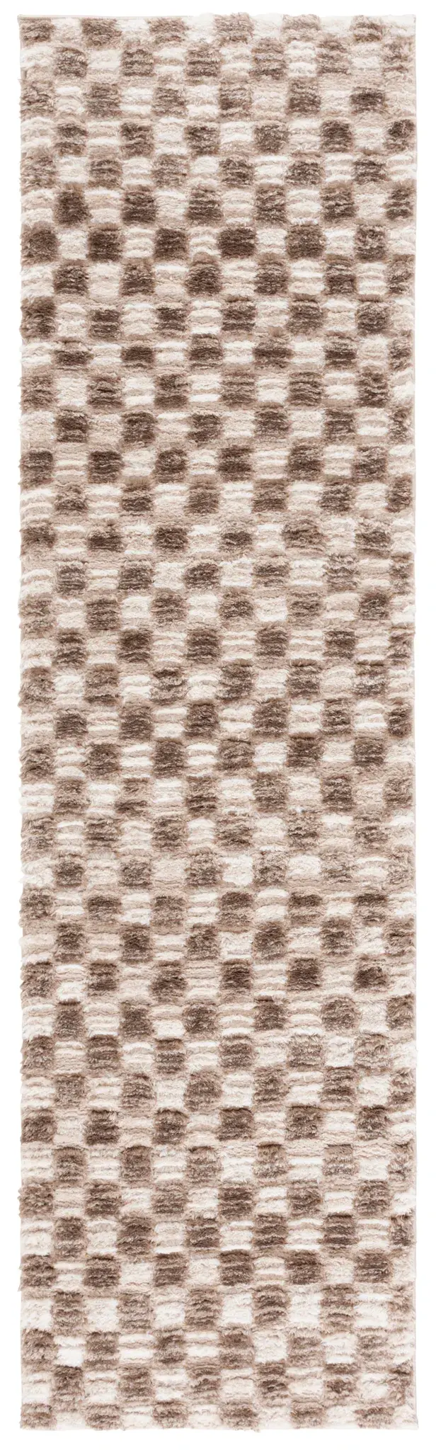 Seattle Checkered Shag Rug