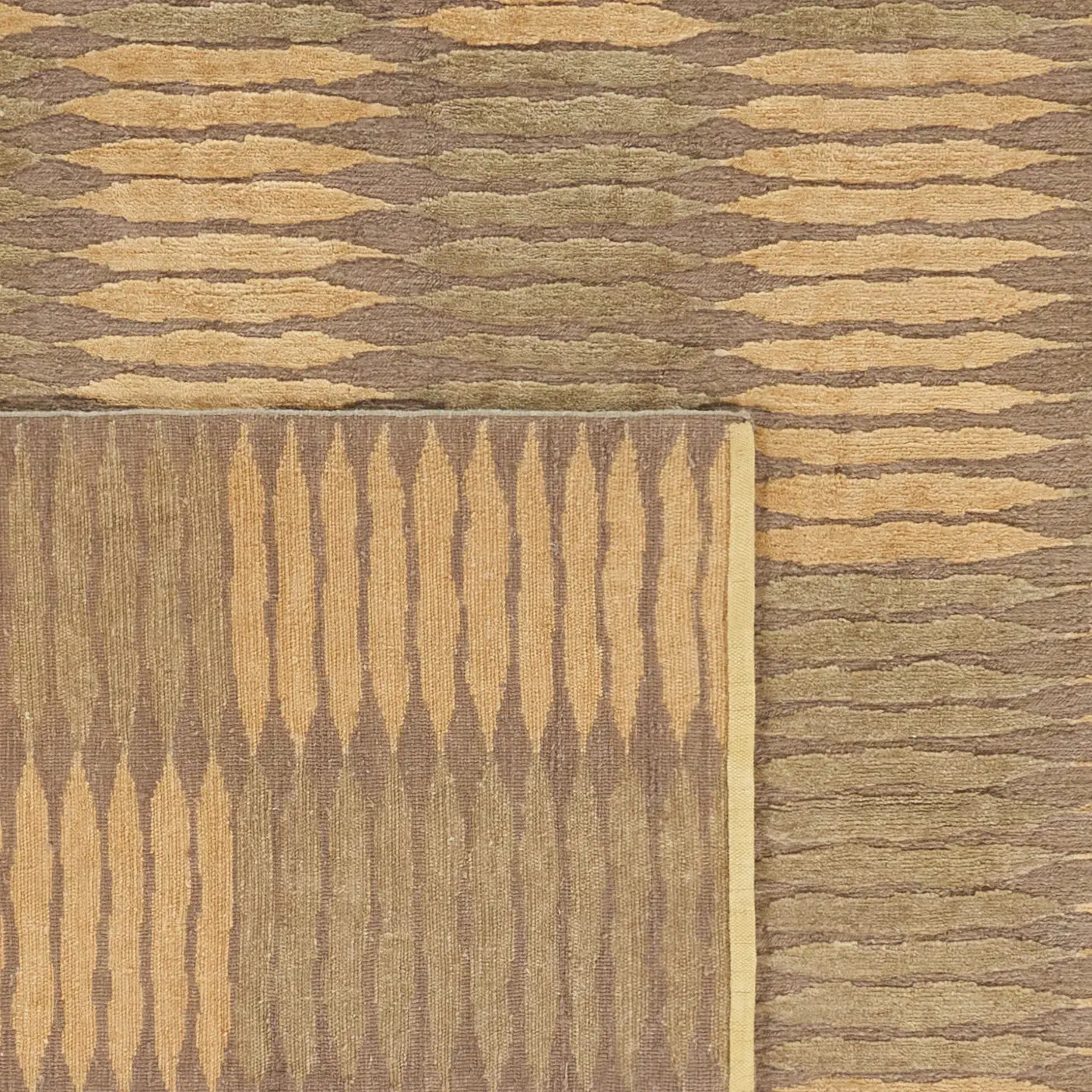 Santa Fe Modern Geometric Hand-Knotted Wool Rug