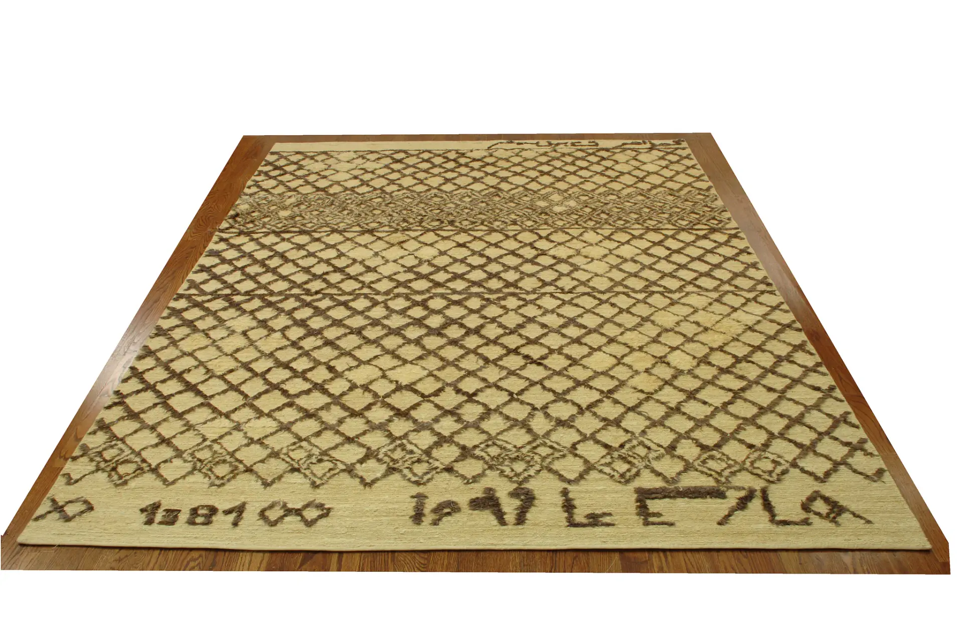Santa Fe Tribal Lattice Hand-Knotted Wool Rug