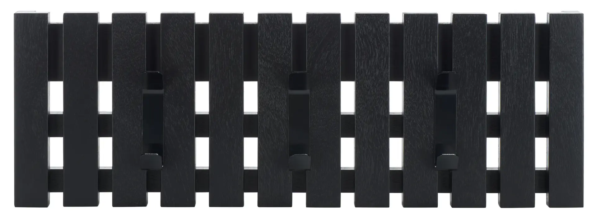 Cato Three-Hook Wall-Mount Coat Rack