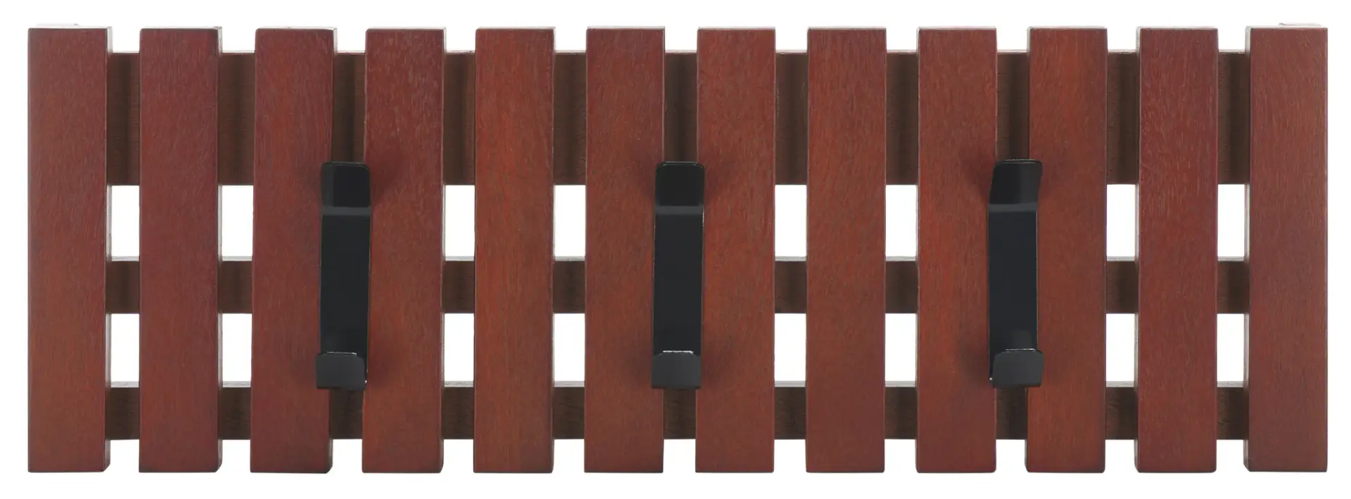 Cato Three-Hook Wall-Mount Coat Rack