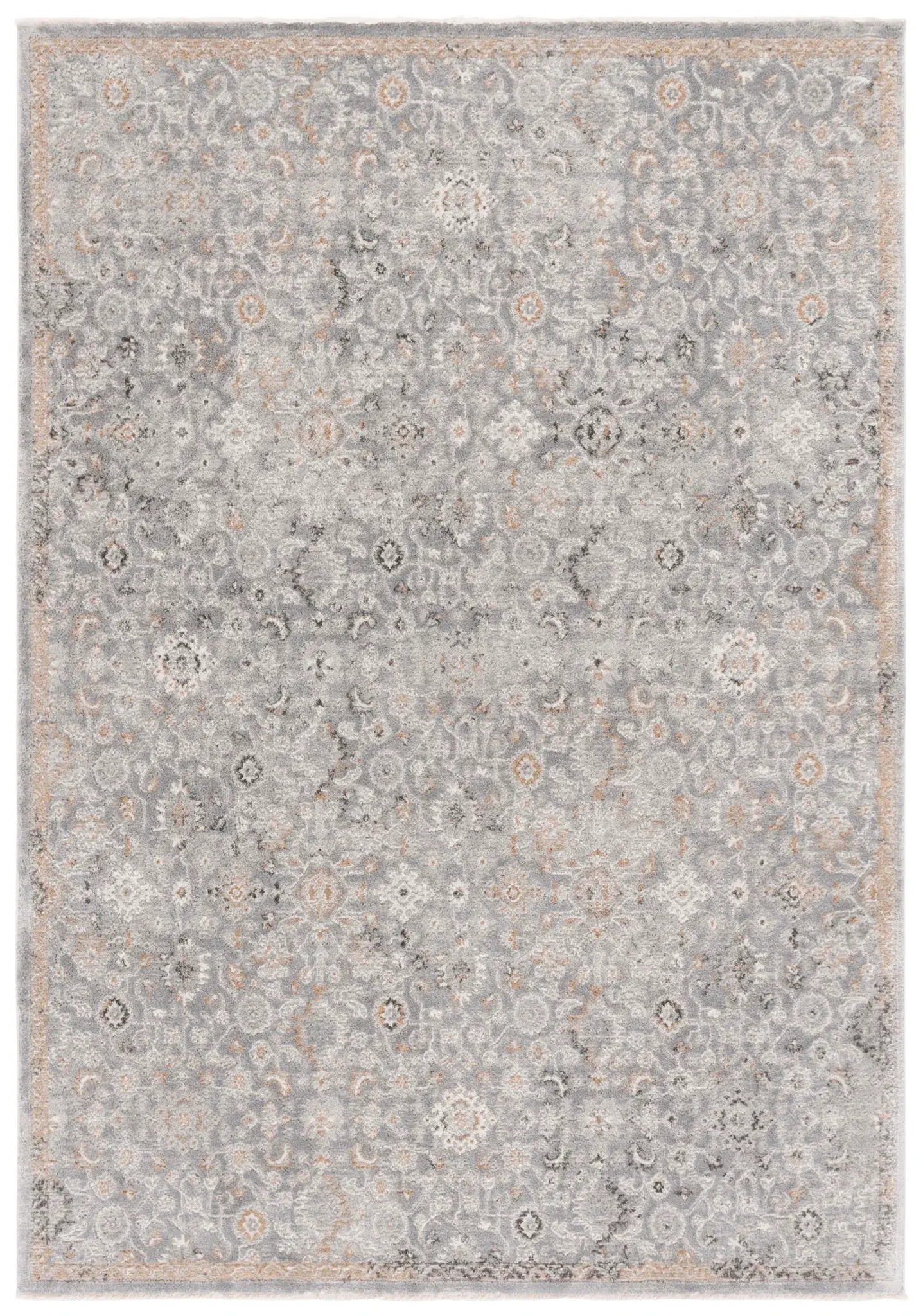 Sterling Vintage Floral Border Rug