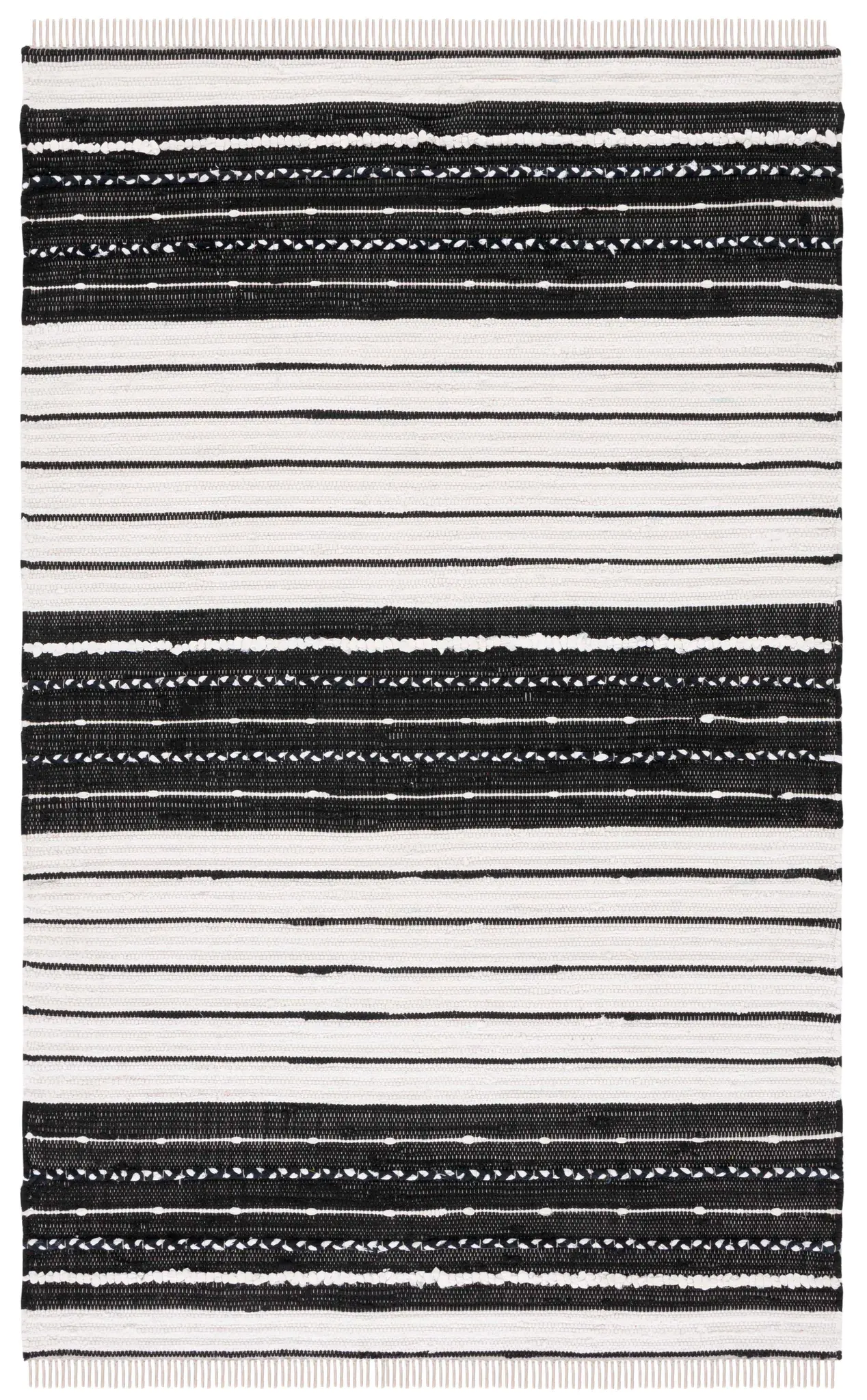 Striped Kilim Scandinavian Cotton Rug