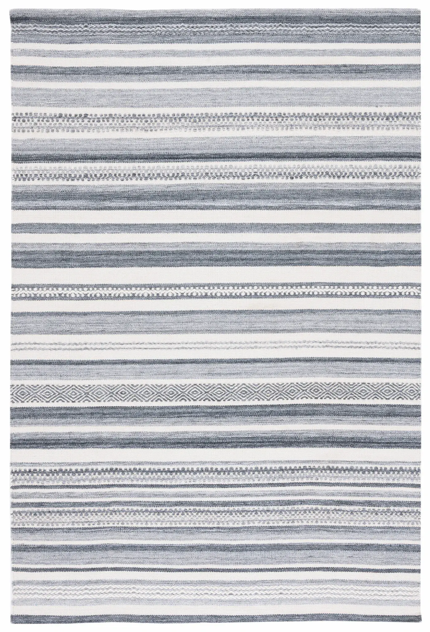 Striped Kilim Tribal Stripe Hand-Woven Rug