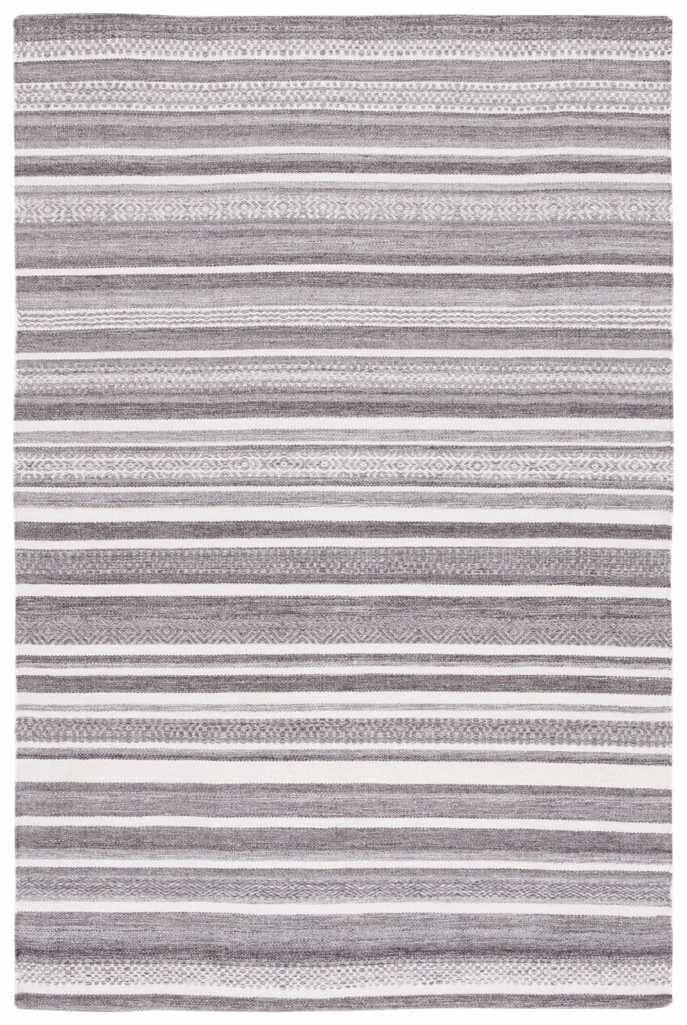 Striped Kilim Scandinavian Stripe Hand-Woven Rug