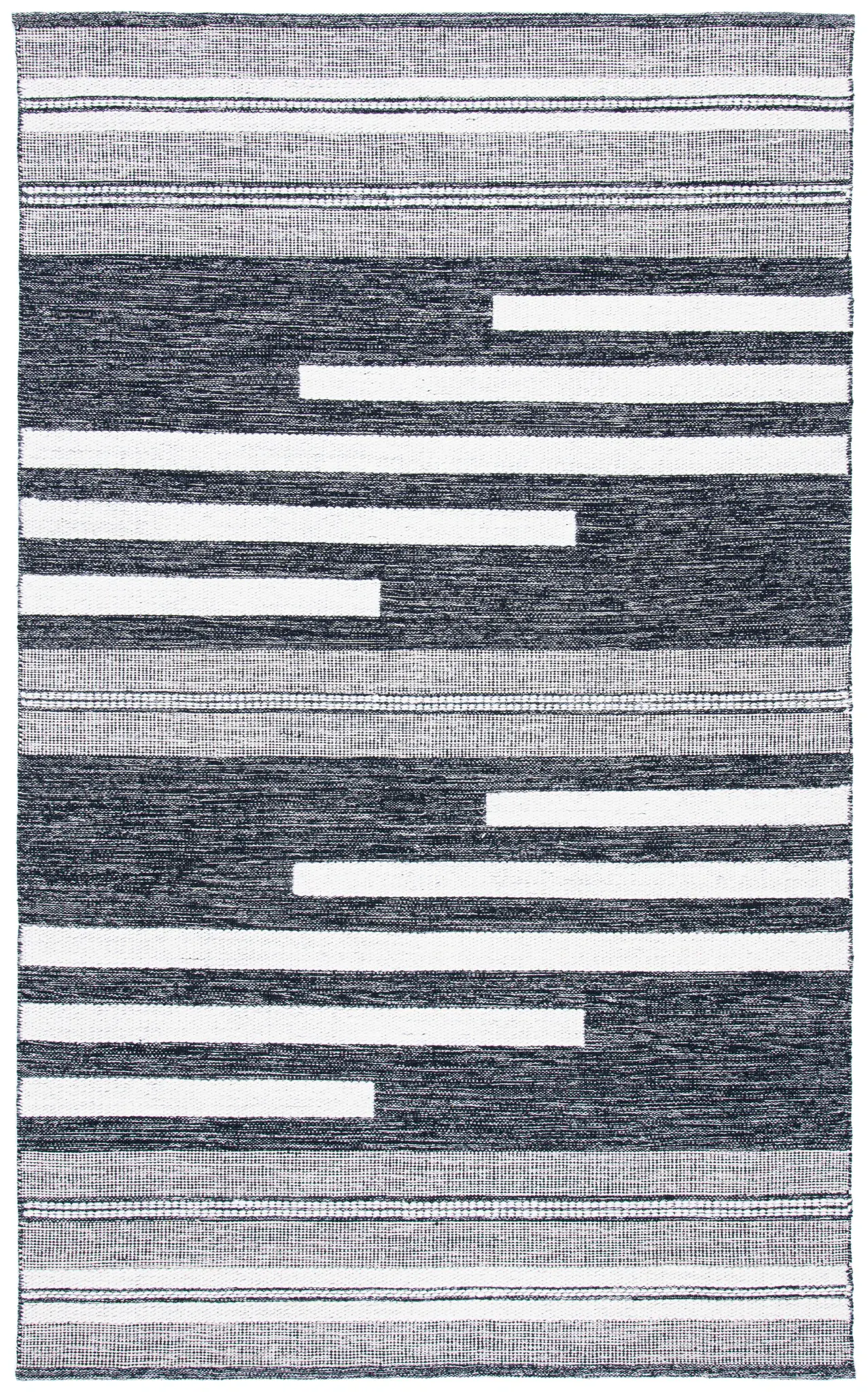 Striped Kilim Modern Linear Hand-Woven Rug