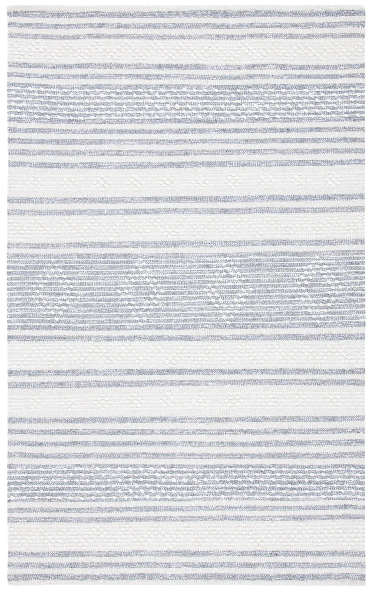 Striped Kilim Diamond Hand-Woven Rug