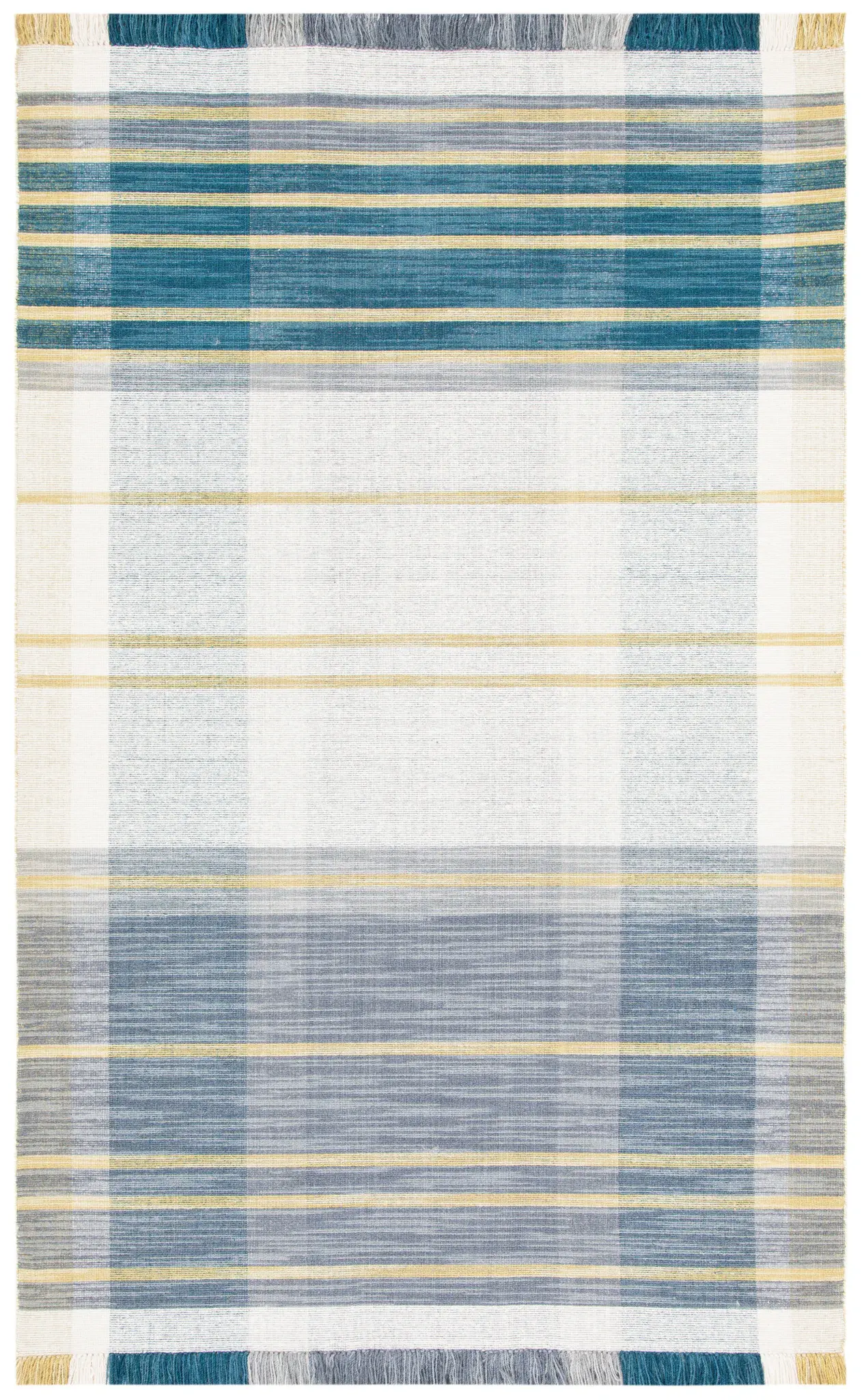 Striped Kilim Farmhouse Banded Rug