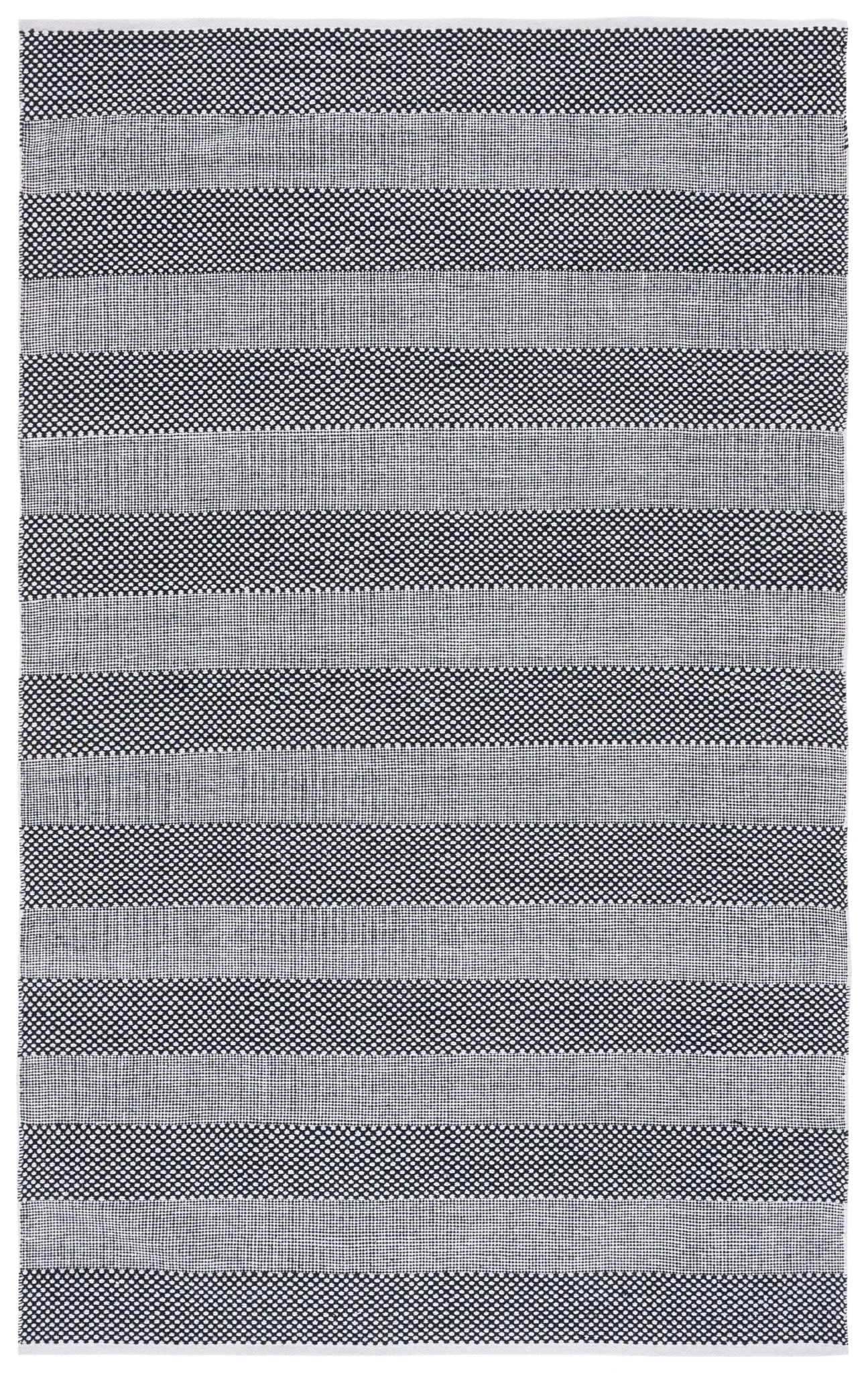 Striped Kilim Scandinavian Geometric Cotton Rug