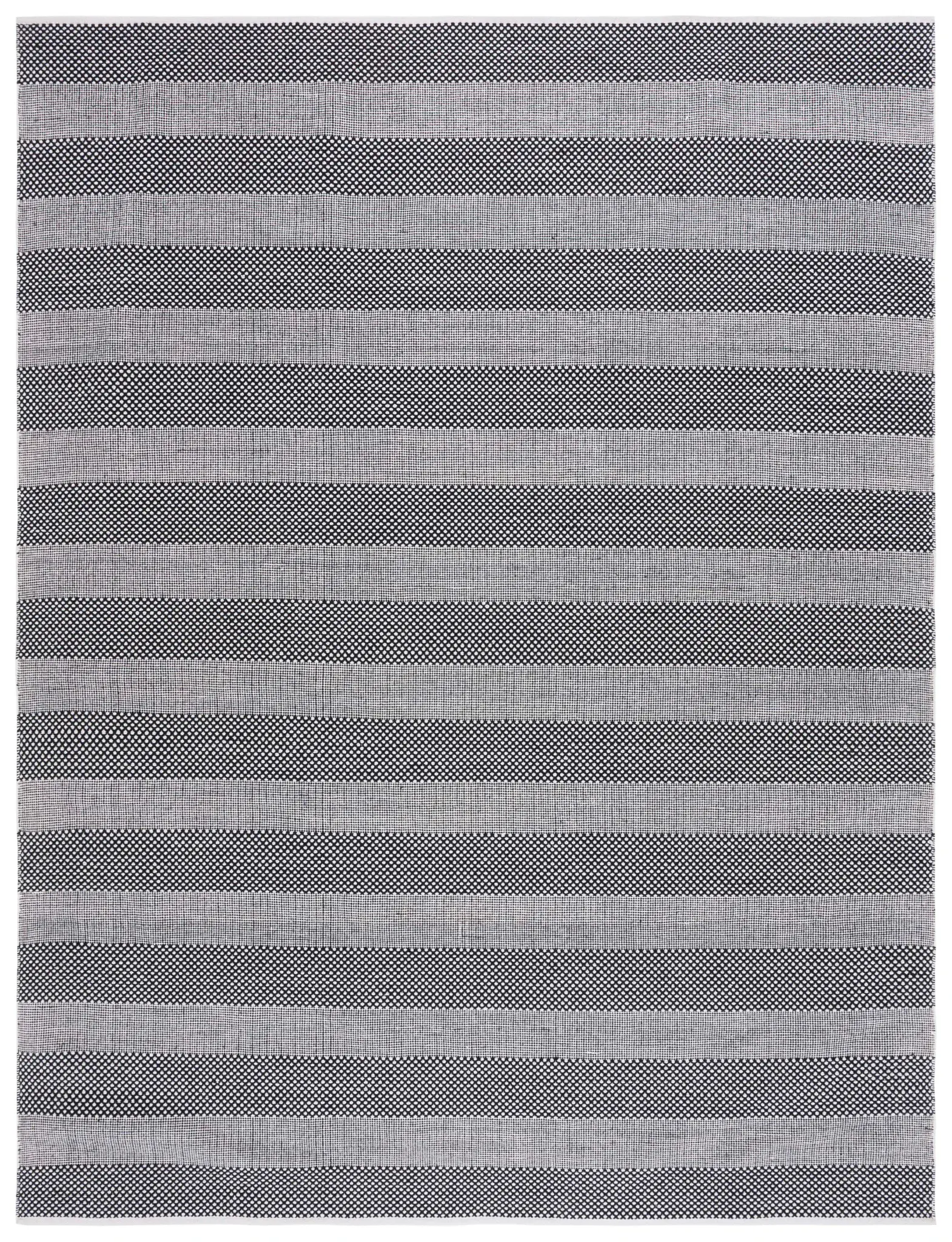 Striped Kilim Scandinavian Geometric Cotton Rug