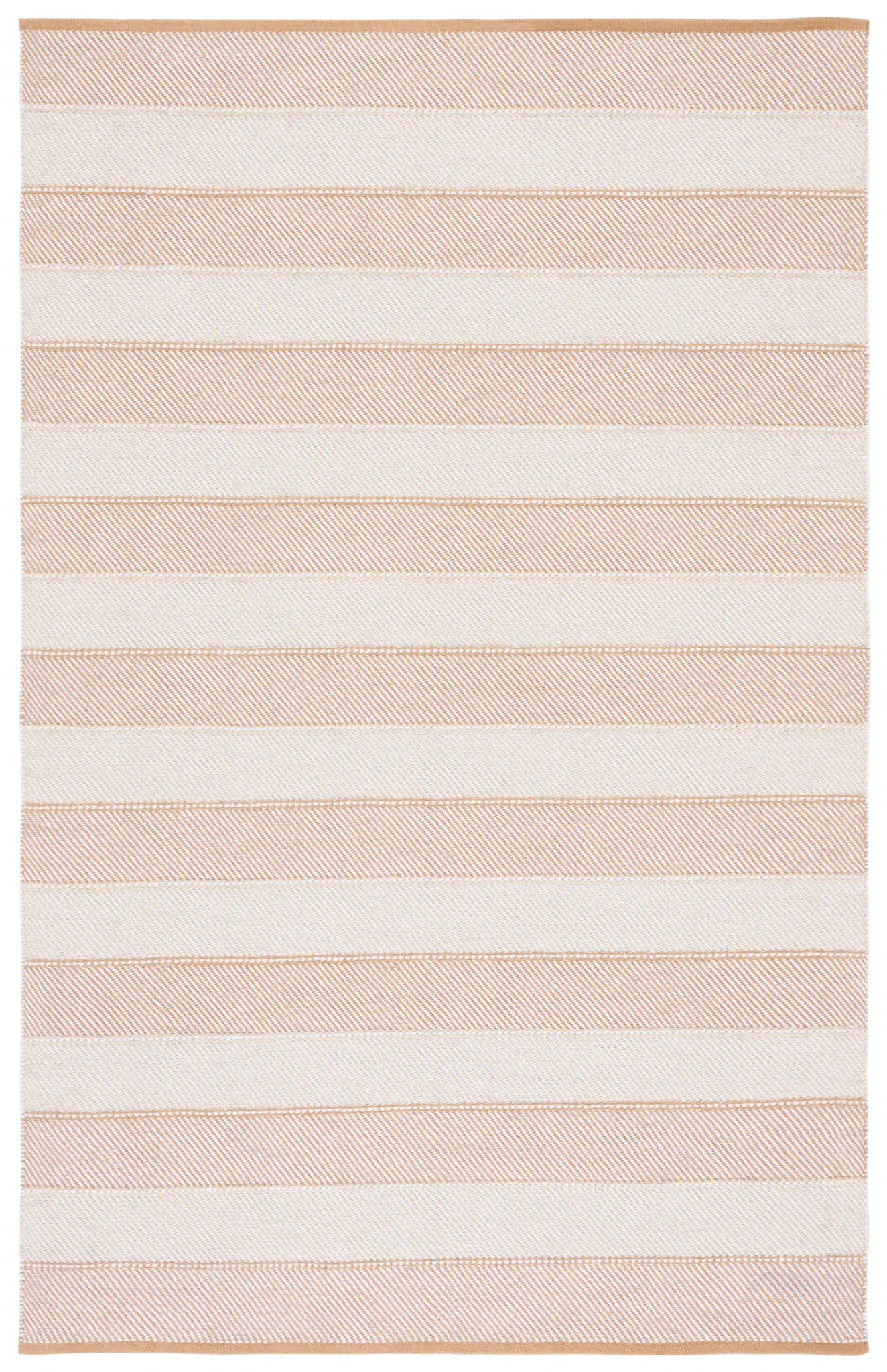 Striped Kilim Coastal Cotton Rug