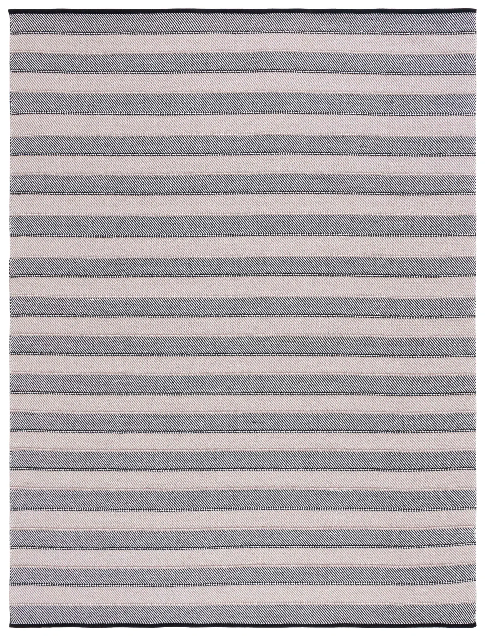Striped Kilim Coastal Cotton Rug