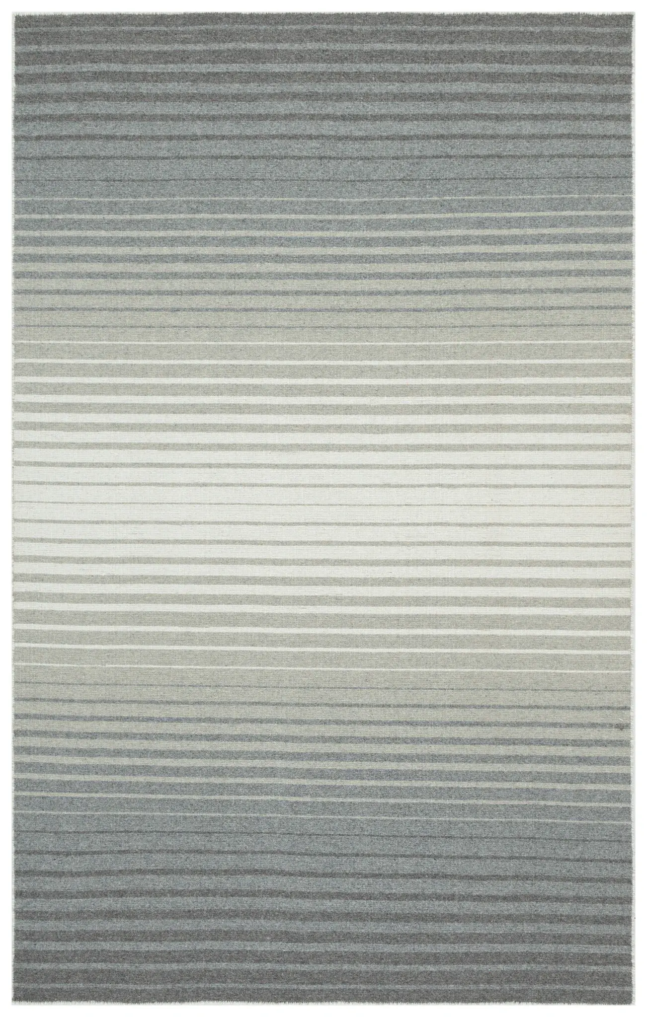 Striped Kilim Modern Ombre Wool Rug